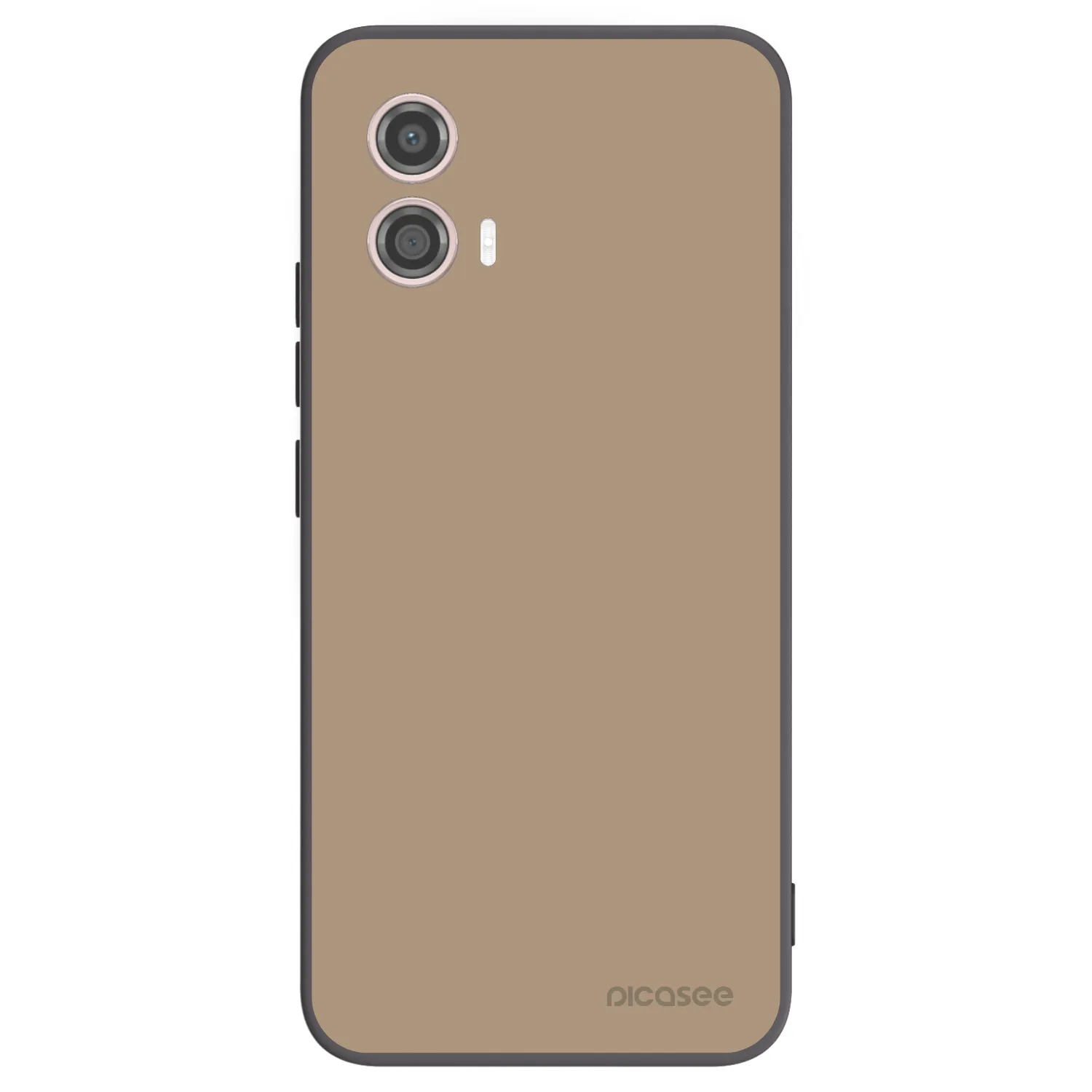 Picasee crna silikonska maskica za Motorola Moto G53 5G - Soft Sand