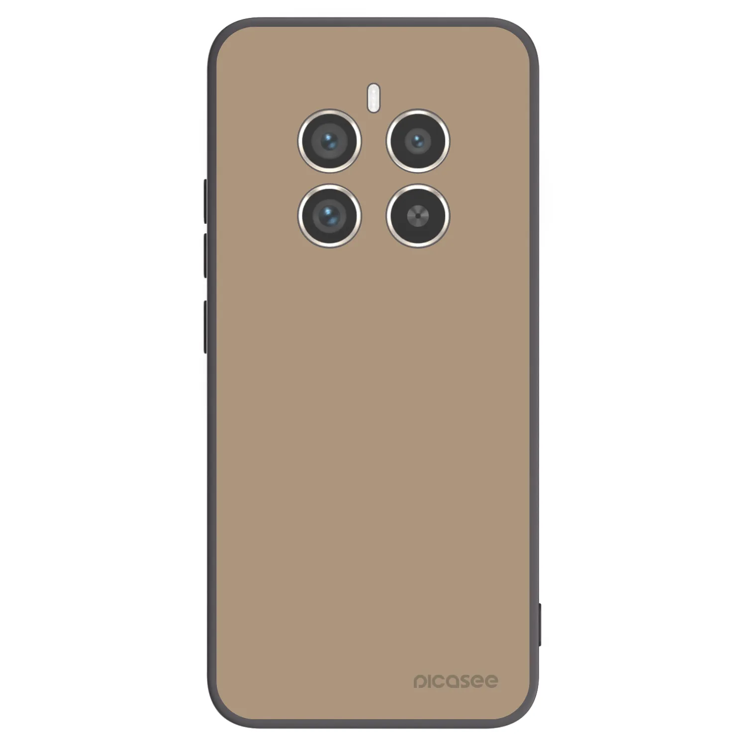 Picasee crna silikonska maskica za Realme 12 Pro 5G - Soft Sand