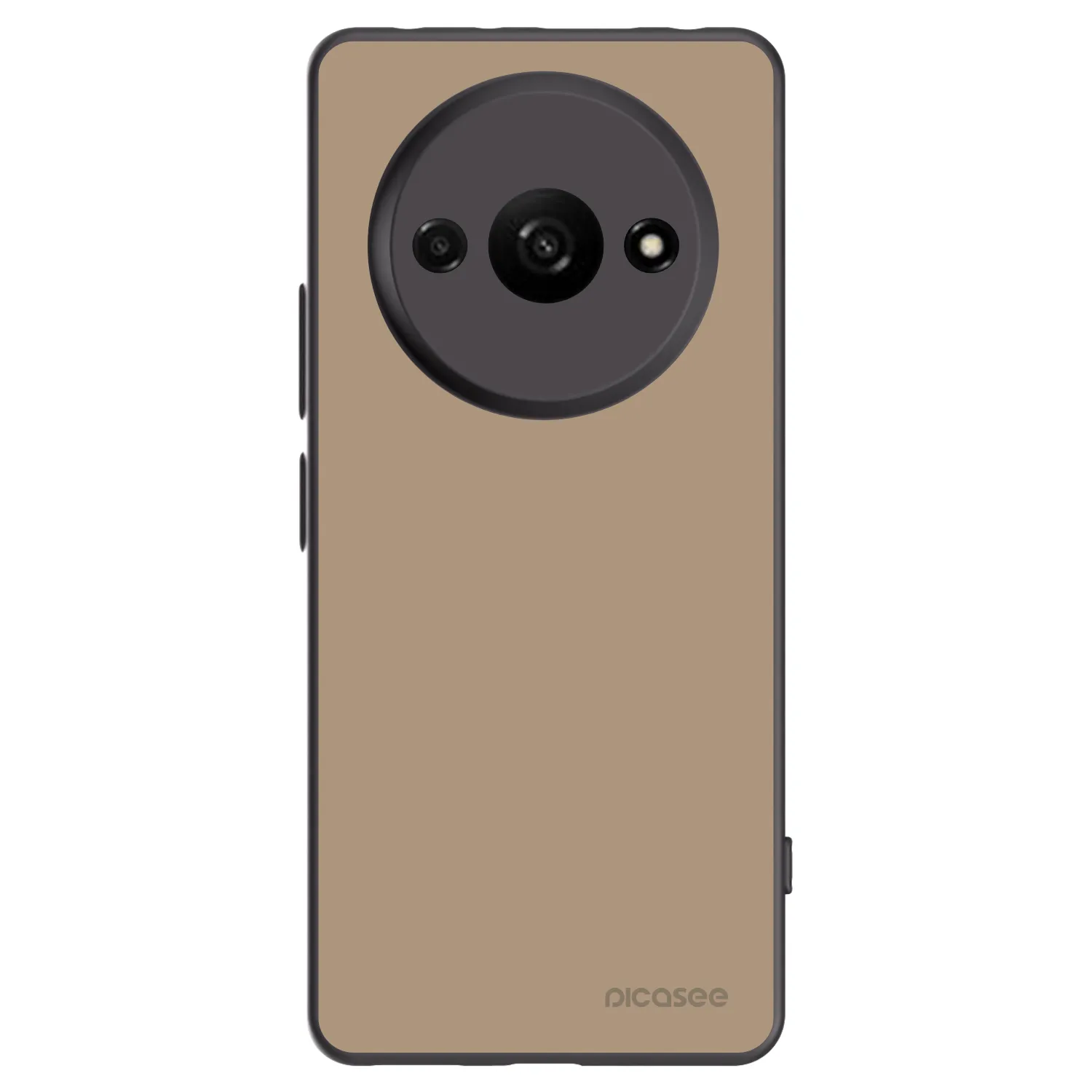 Picasee crna silikonska maskica za Xiaomi Redmi A3 - Soft Sand