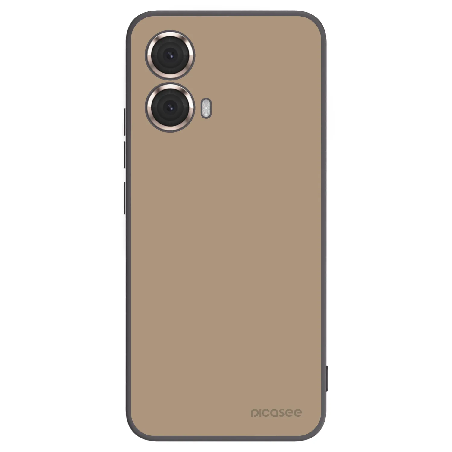 Picasee crna silikonska maskica za Motorola Moto G85 - Soft Sand