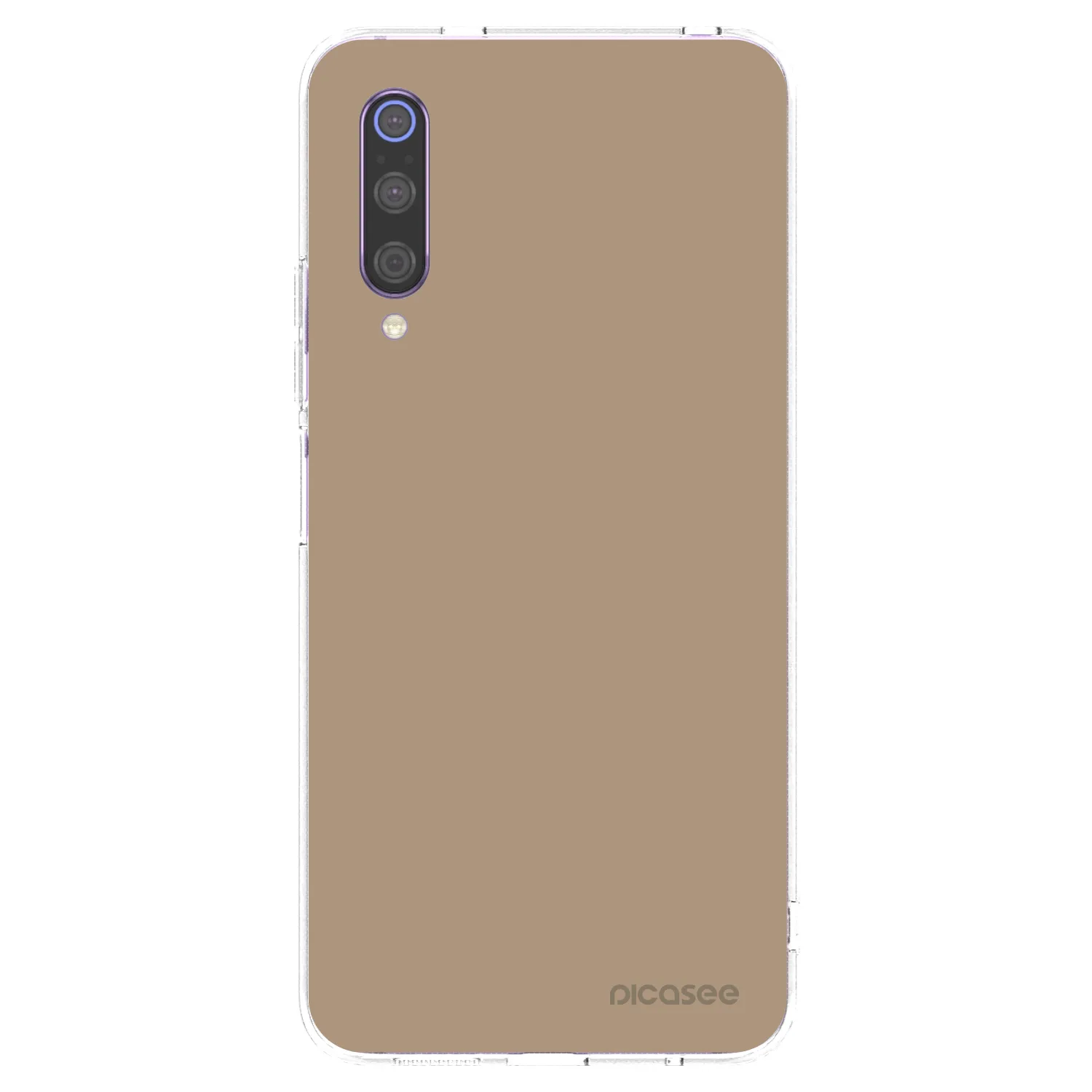 Picasee silikonska prozirna maskica za Xiaomi Mi 9 - Soft Sand