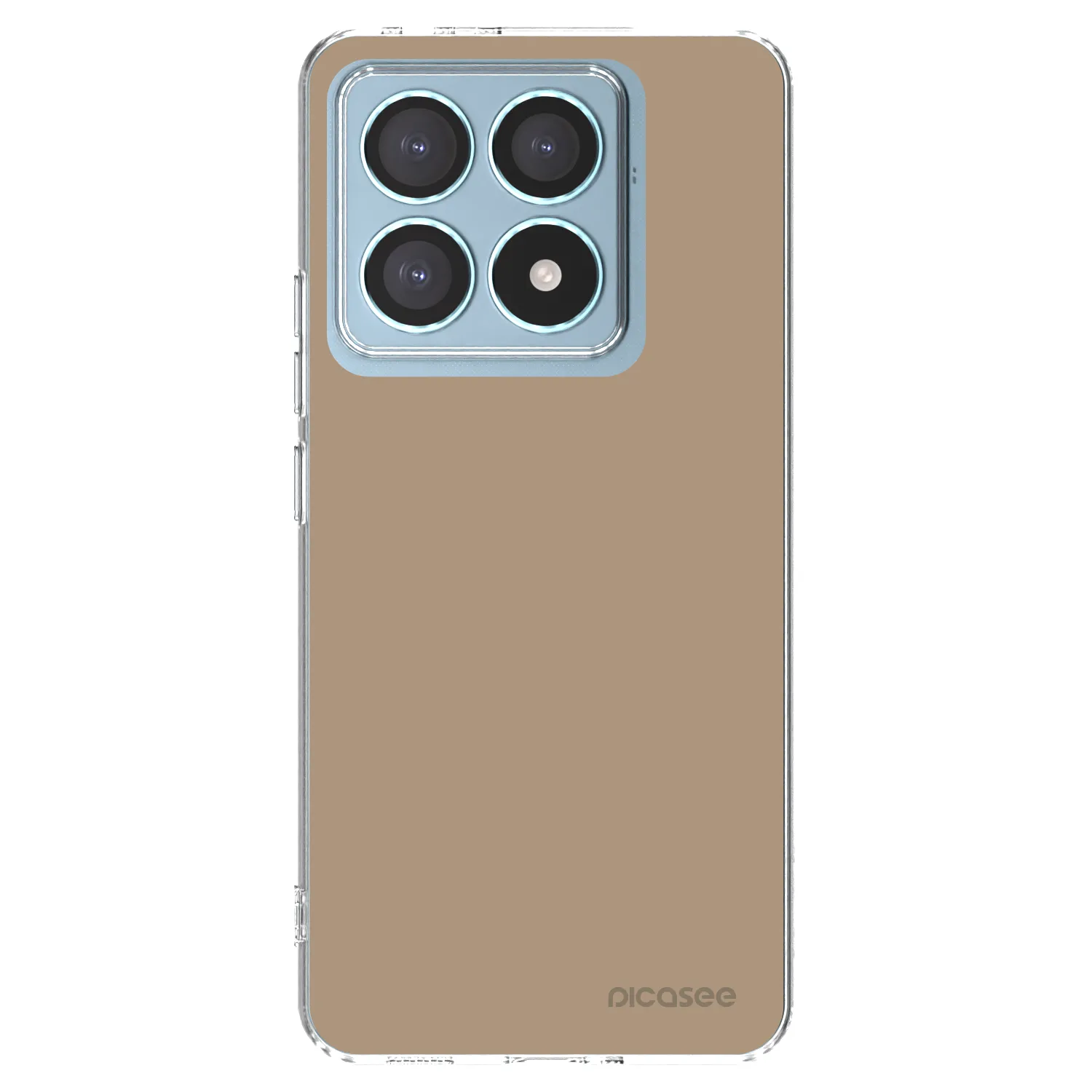 Picasee silikonska prozirna maskica za Xiaomi 14T Pro - Soft Sand