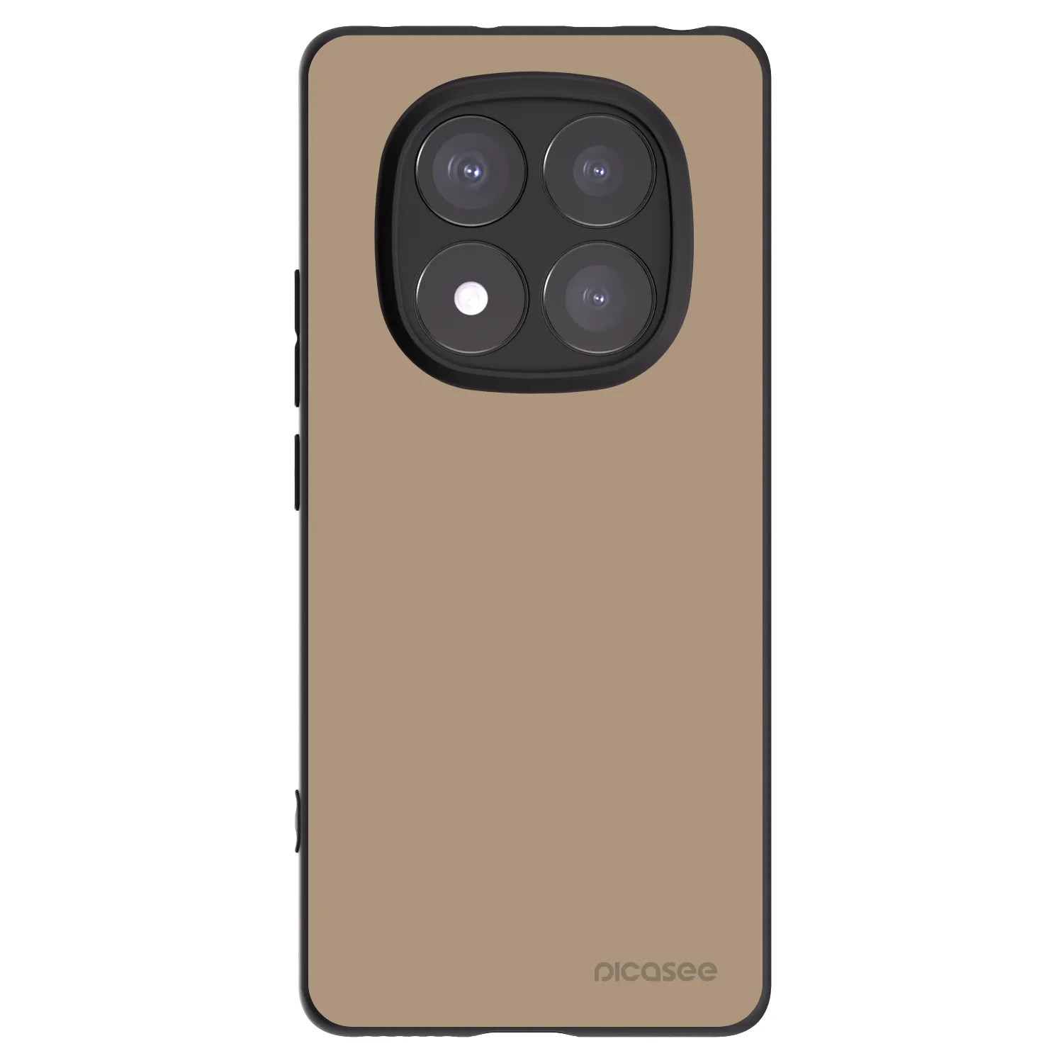 Picasee crna silikonska maskica za Xiaomi Redmi Note 14 Pro+ 5G - Soft Sand