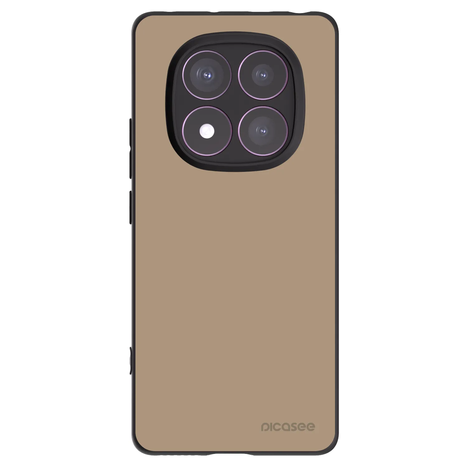 Picasee crna silikonska maskica za Xiaomi Redmi Note 14 Pro 4G - Soft Sand