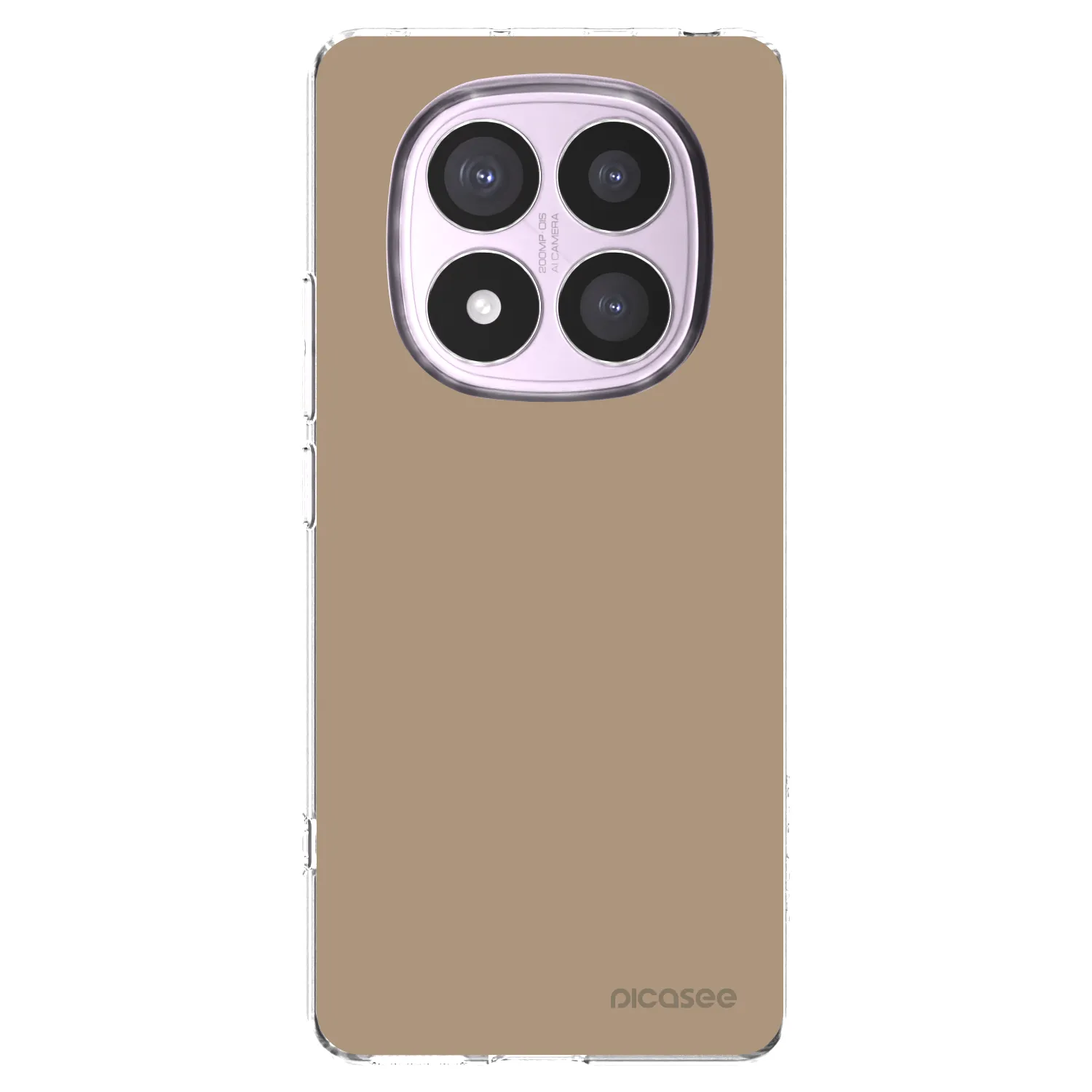 Picasee silikonska prozirna maskica za Xiaomi Redmi Note 14 Pro 4G - Soft Sand