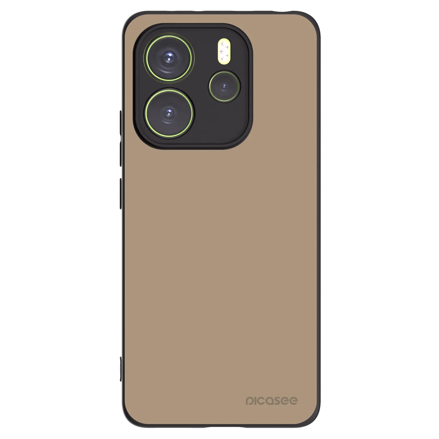 Picasee crna silikonska maskica za Xiaomi Redmi Note 14 4G - Soft Sand