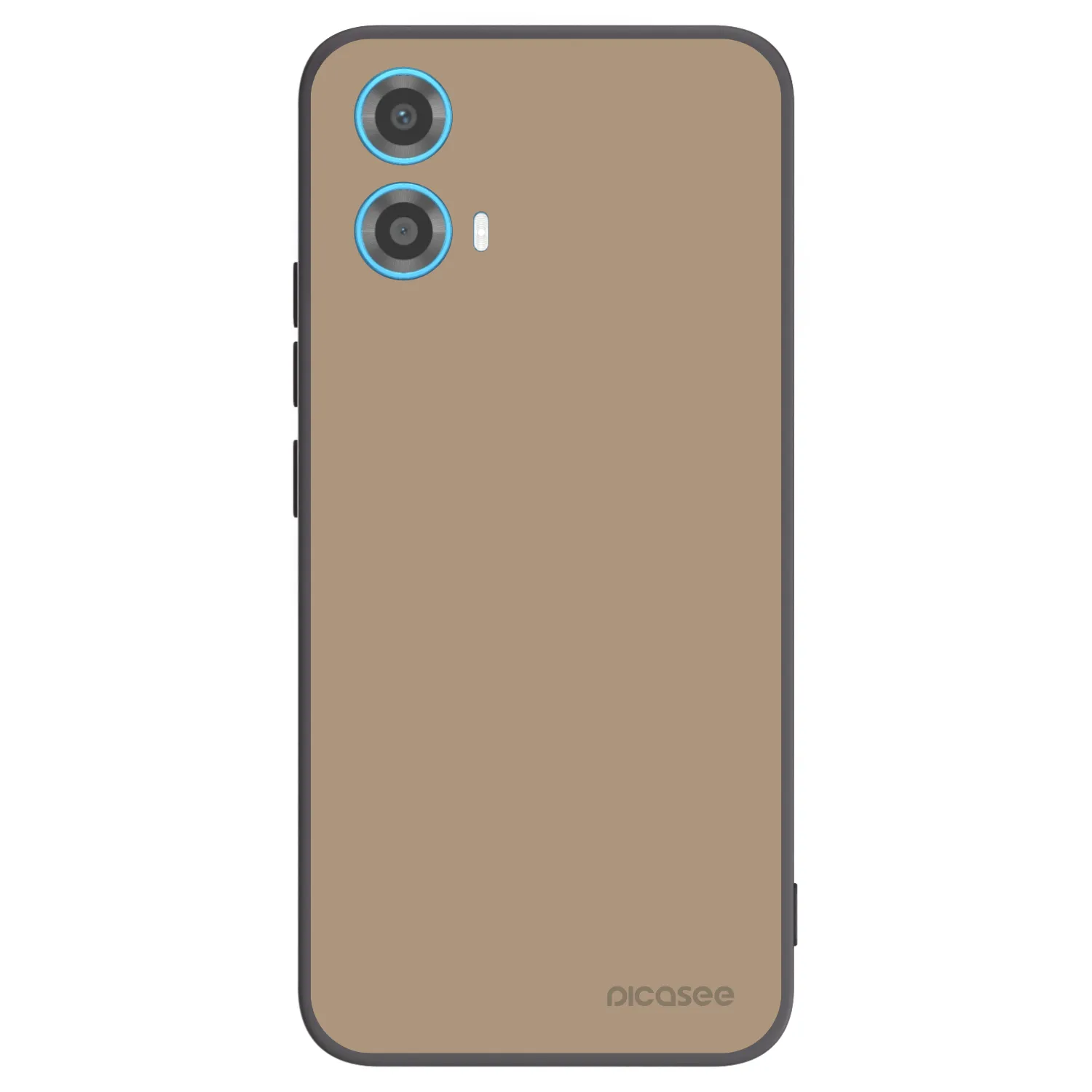Picasee crna silikonska maskica za Motorola Moto G34 5G - Soft Sand