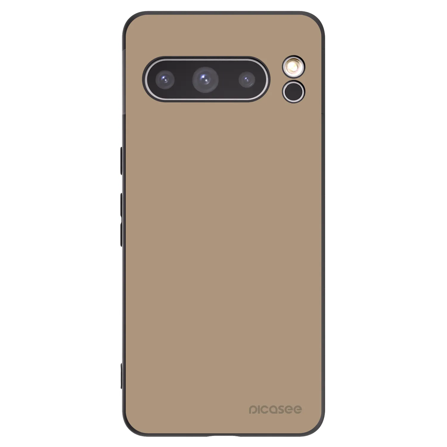 Picasee crna silikonska maskica za Google Pixel 8 Pro - Soft Sand