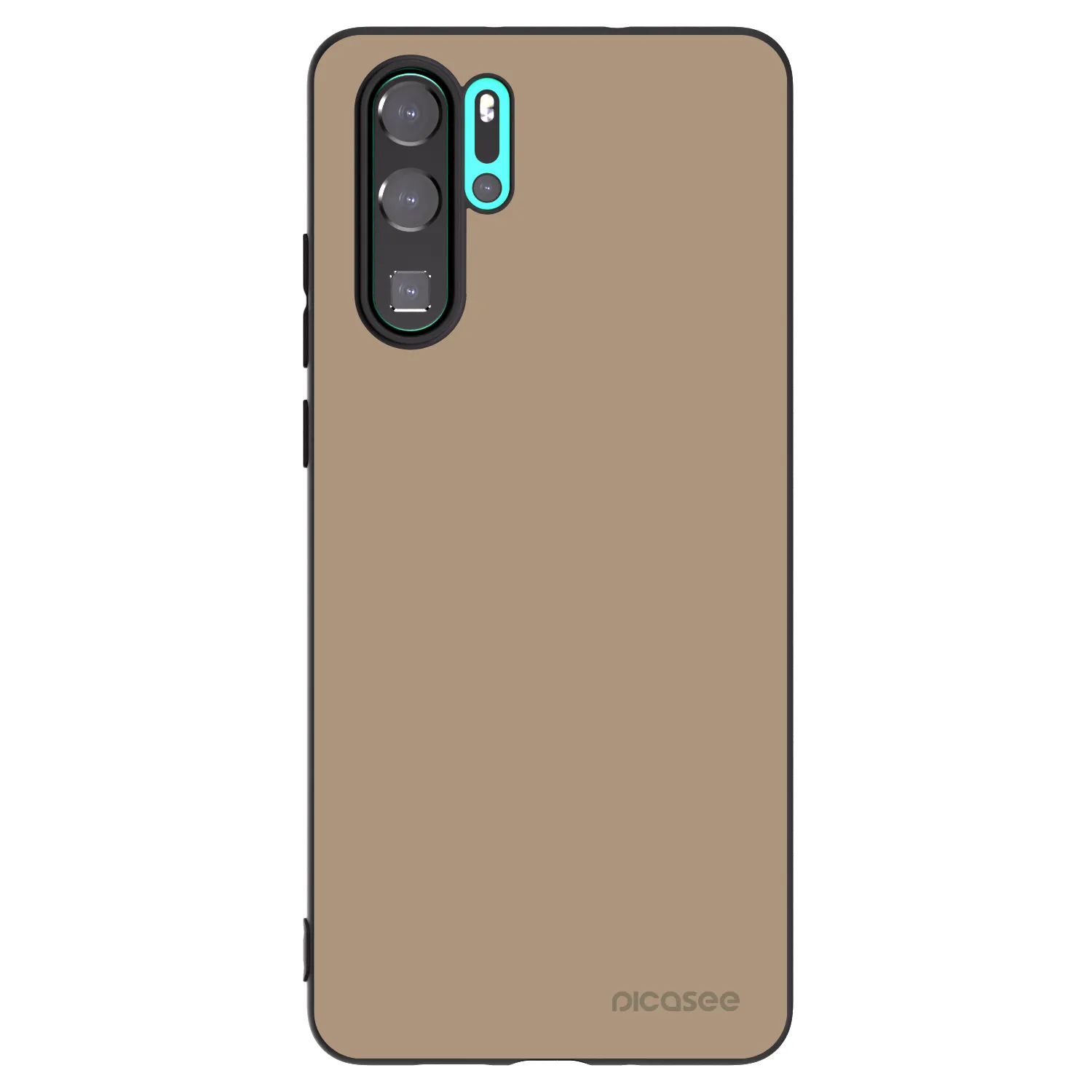 Picasee crna silikonska maskica za Huawei P30 Pro - Soft Sand