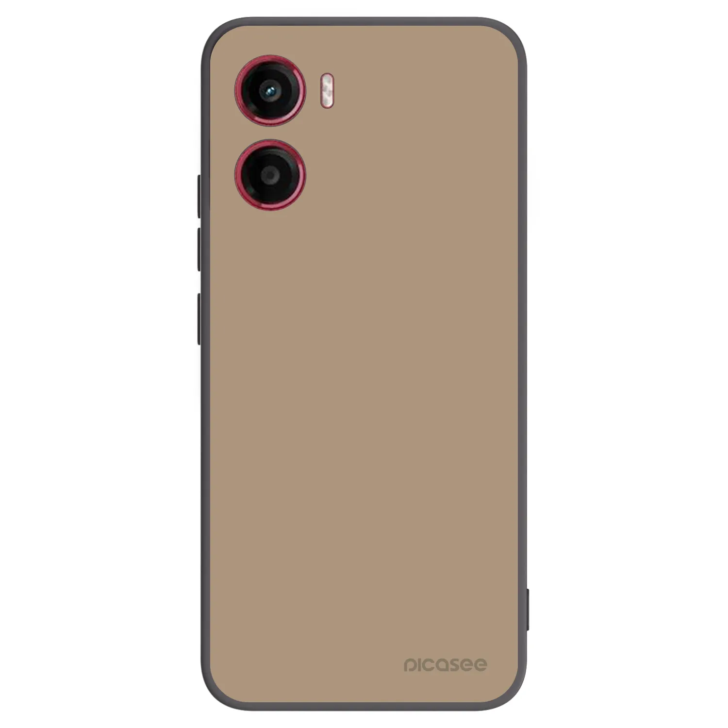 Picasee crna silikonska maskica za Motorola Moto G05 - Soft Sand