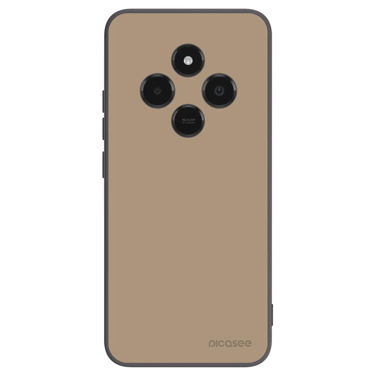 Picasee crna silikonska maskica za Xiaomi Poco C75 - Soft Sand
