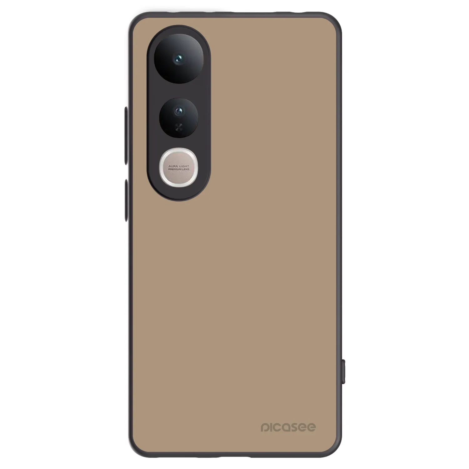 Picasee crna silikonska maskica za Vivo V50 Lite 5G - Soft Sand
