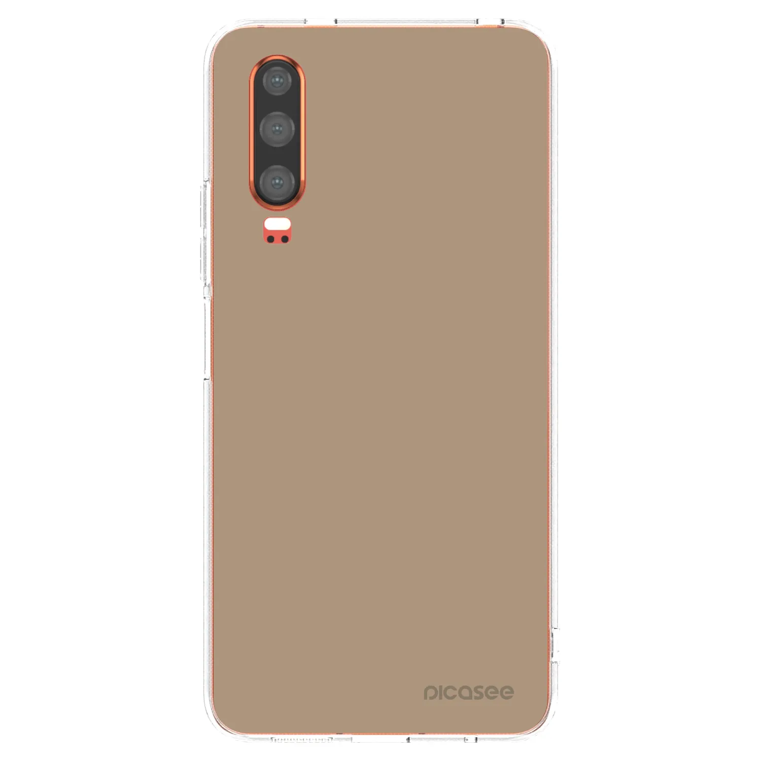 Picasee silikonska prozirna maskica za Huawei P30 - Soft Sand