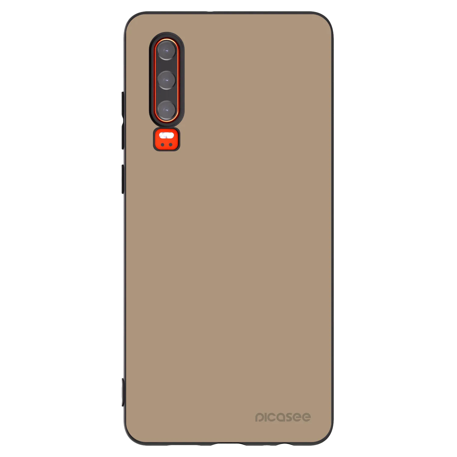 Picasee crna silikonska maskica za Huawei P30 - Soft Sand