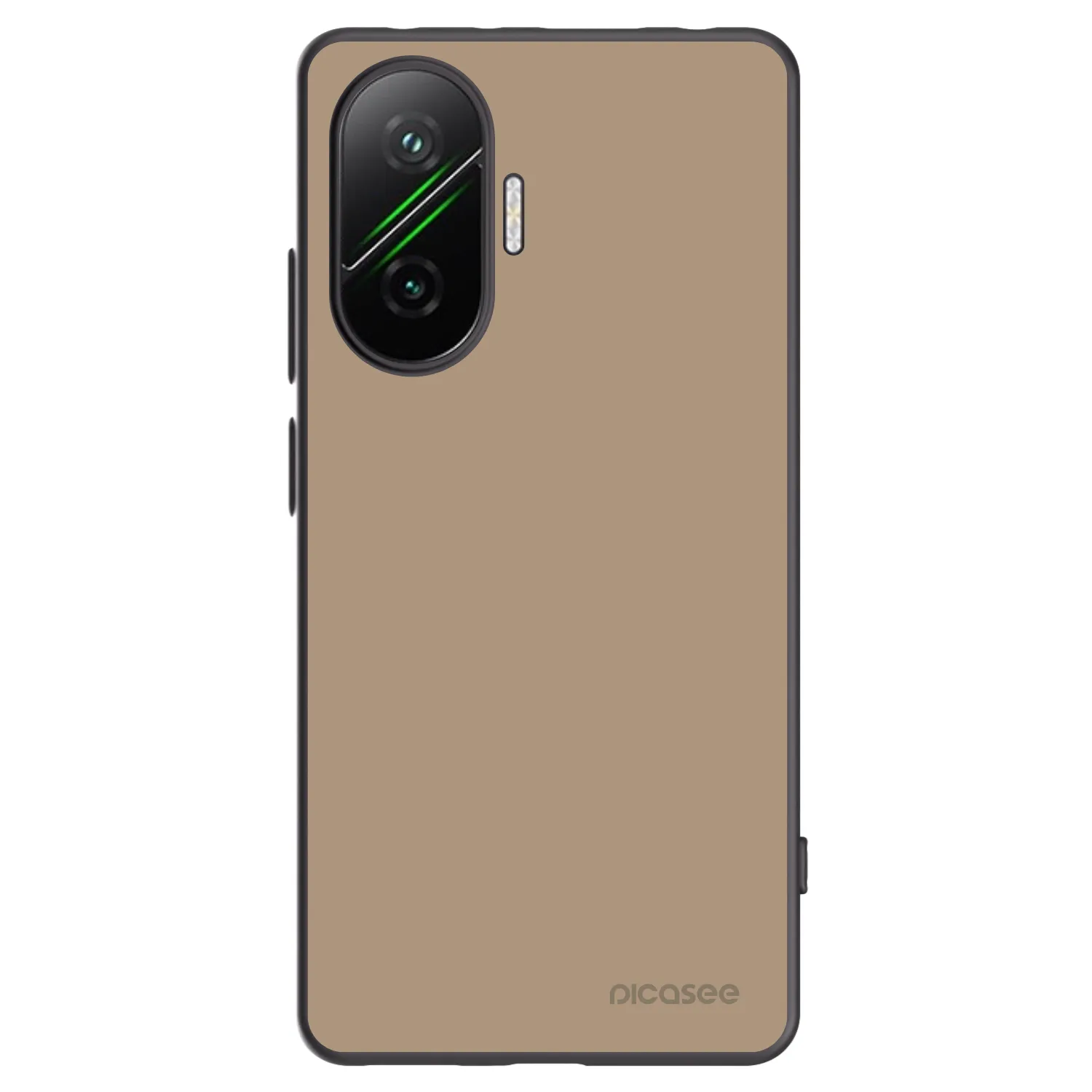 Picasee crna silikonska maskica za Xiaomi Poco F7 5G - Soft Sand