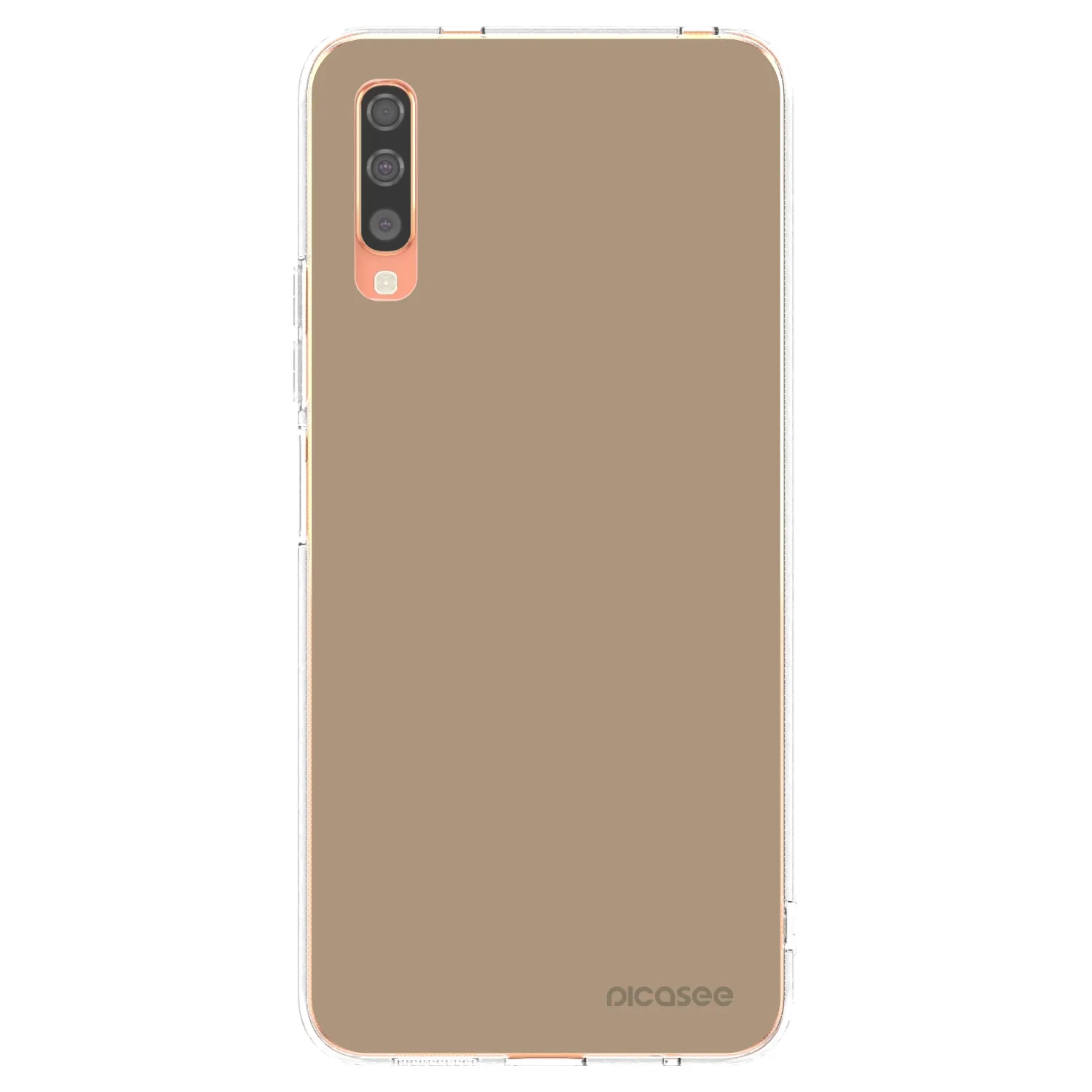 Picasee silikonska prozirna maskica za Samsung Galaxy A70 A705F - Soft Sand