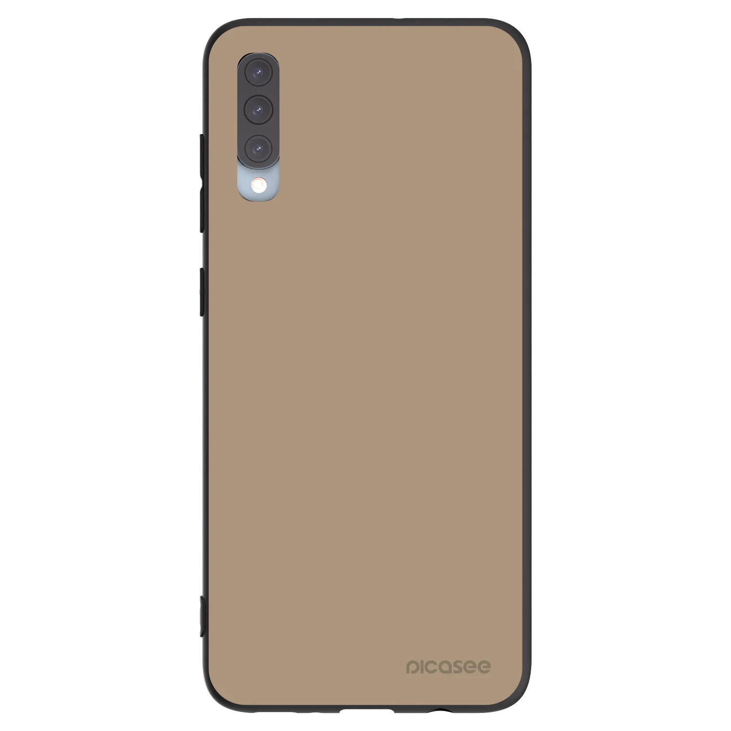 Picasee crna silikonska maskica za Samsung Galaxy A70 A705F - Soft Sand