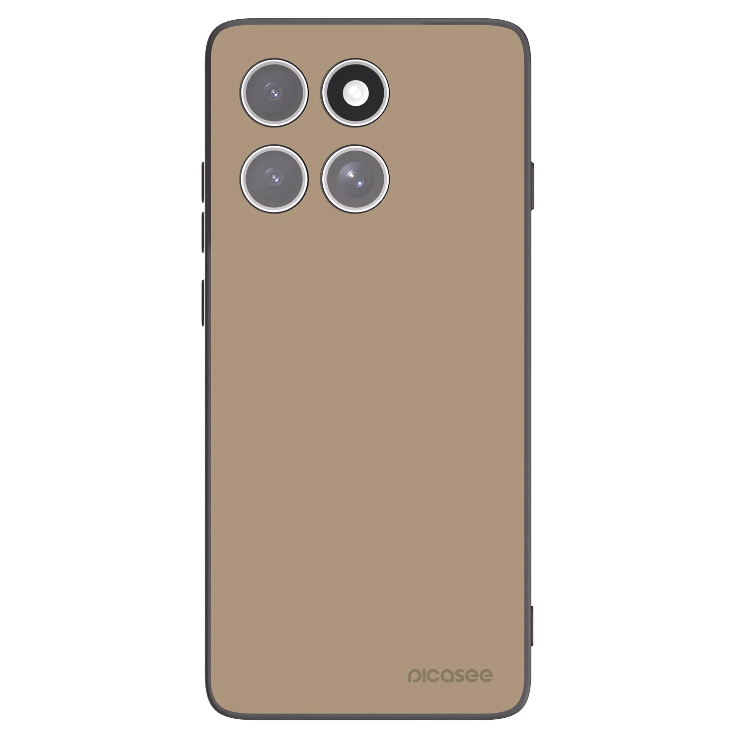 Picasee crna silikonska maskica za Motorola Edge 60 Pro - Soft Sand