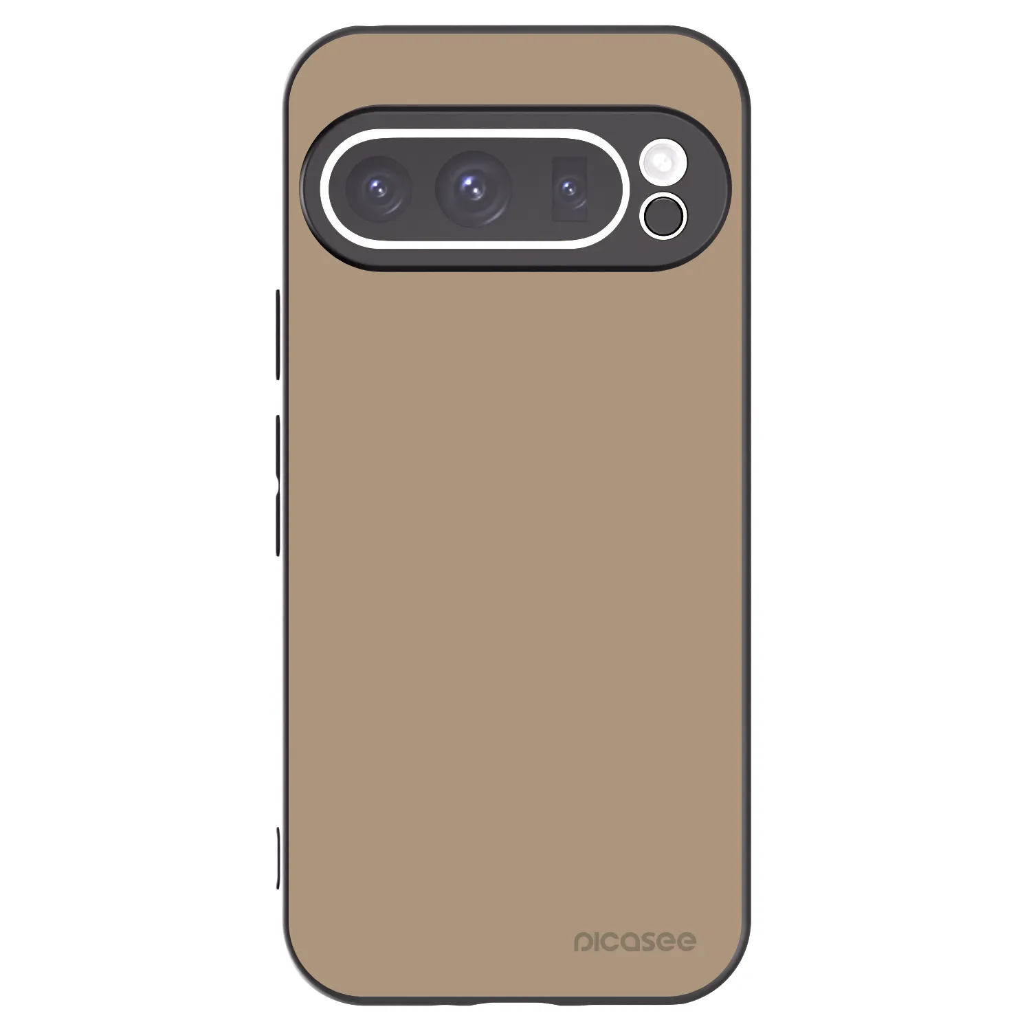 Picasee crna silikonska maskica za Google Pixel 9 Pro XL - Soft Sand