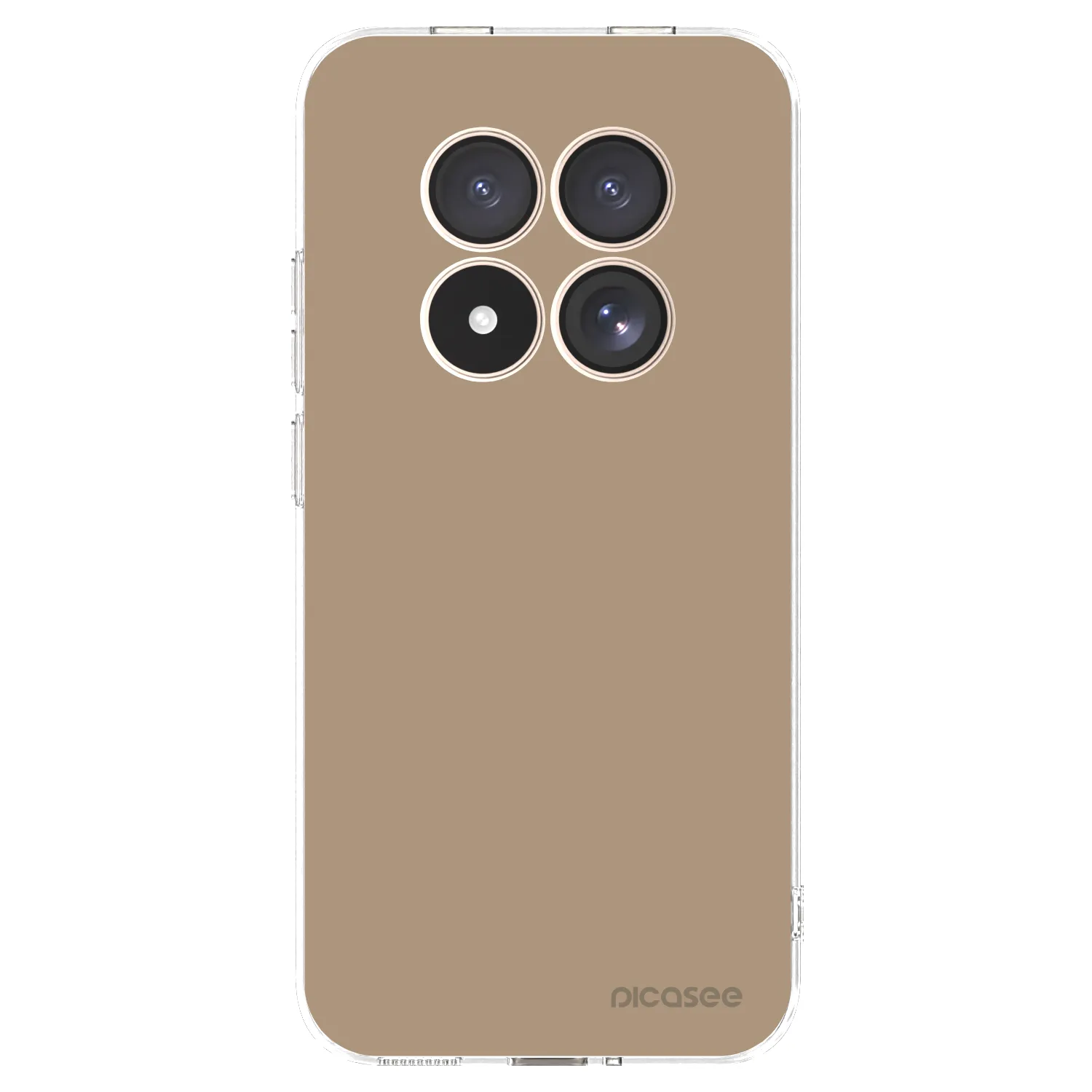 Picasee silikonska prozirna maskica za Xiaomi Redmi Note 15 Pro 4G - Soft Sand