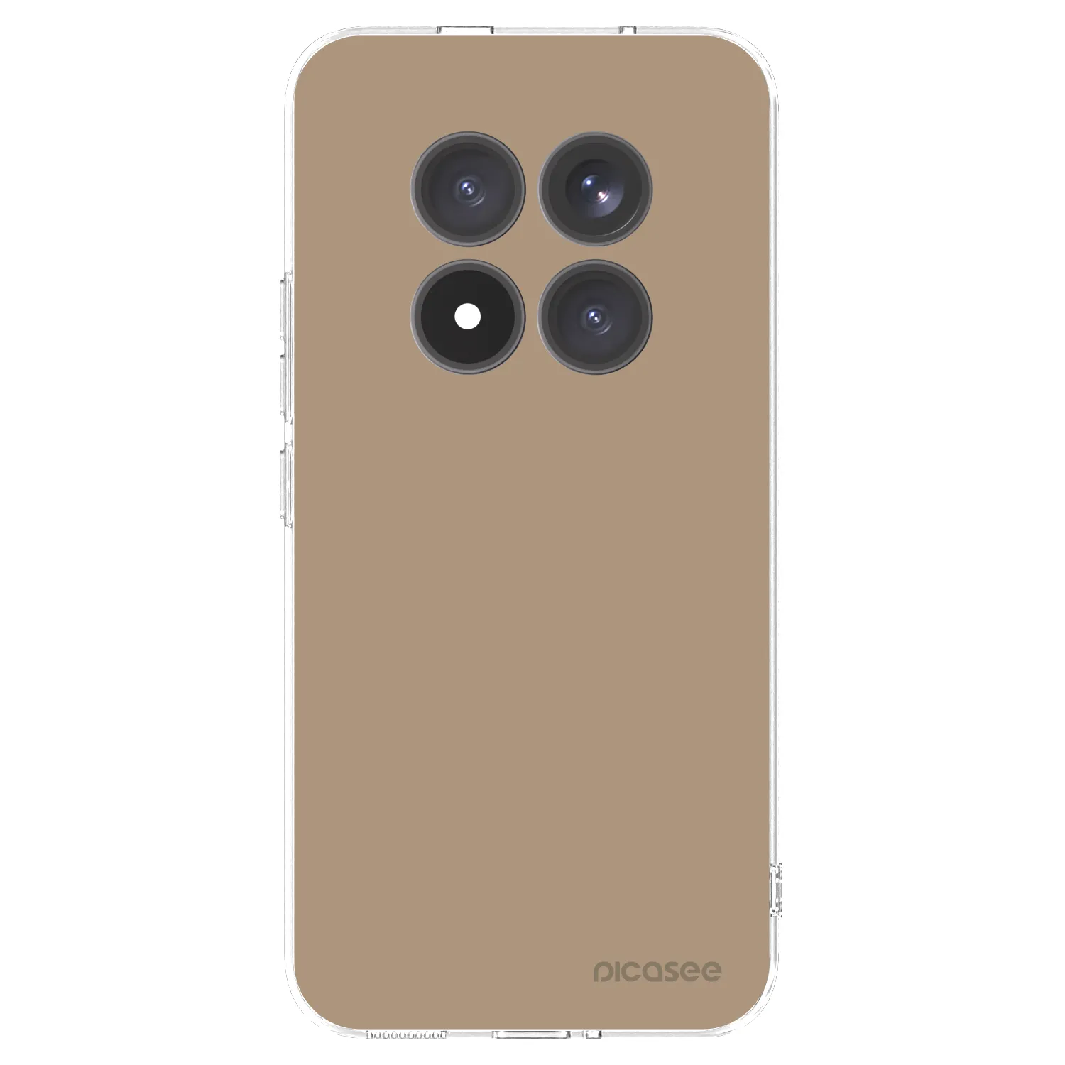 Picasee silikonska prozirna maskica za Xiaomi Redmi Note 15 Pro+ - Soft Sand
