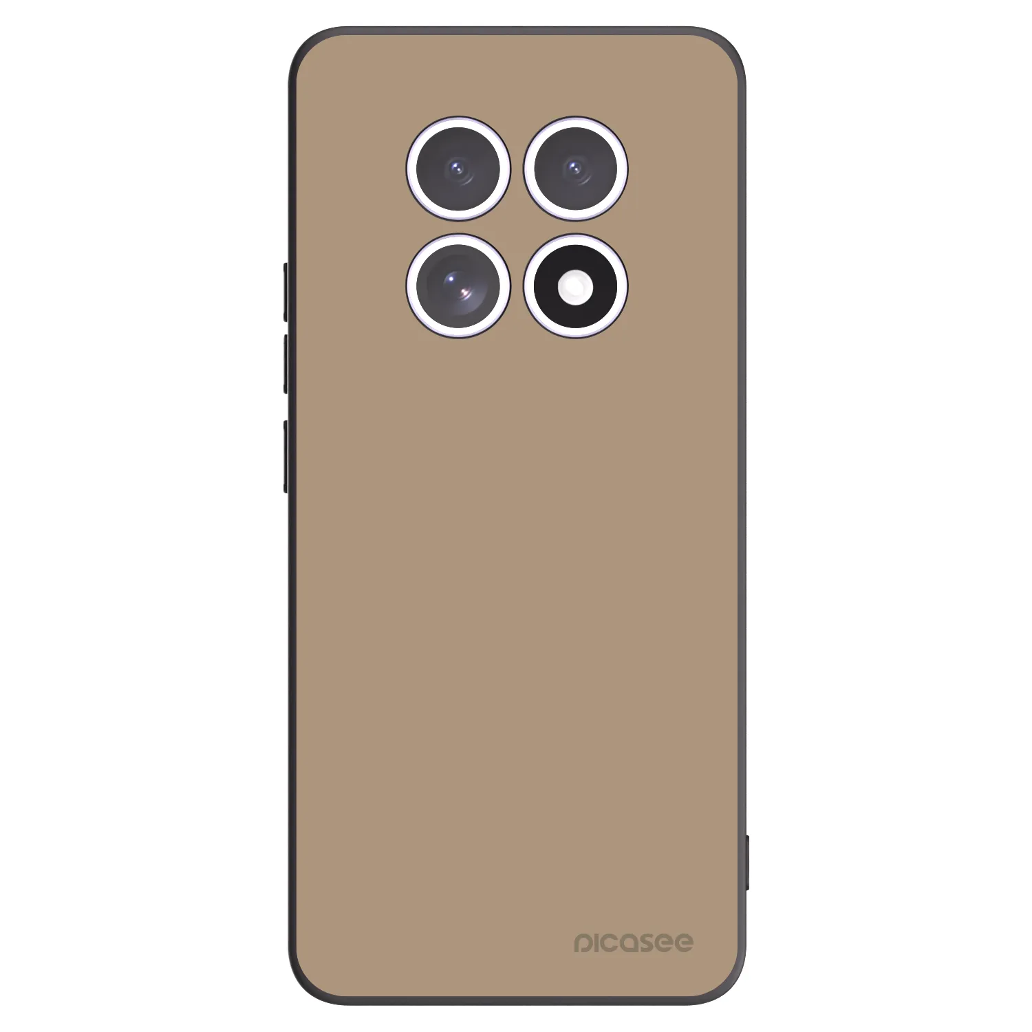 Picasee crna silikonska maskica za Xiaomi Redmi Note 15 - Soft Sand