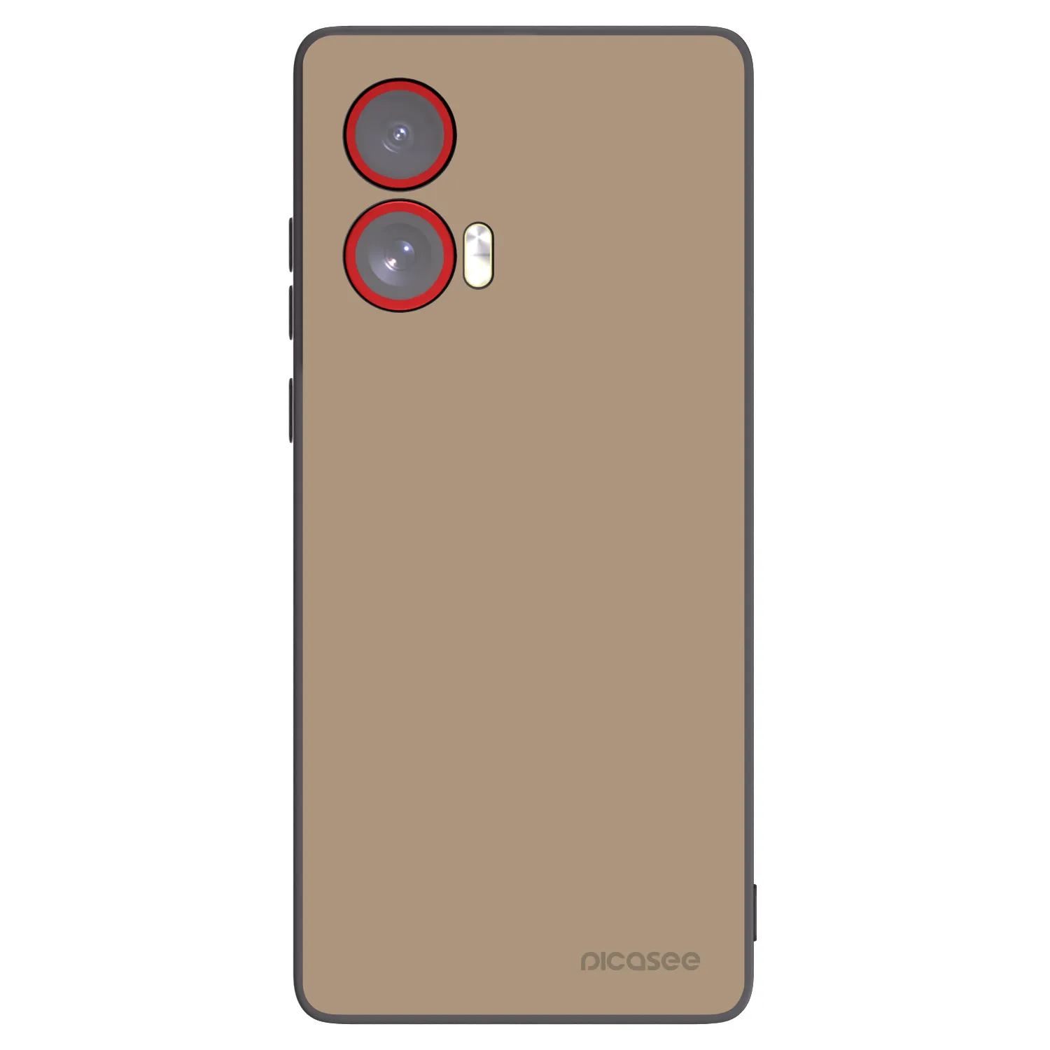 Picasee crna silikonska maskica za Motorola Edge 50 Fusion - Soft Sand