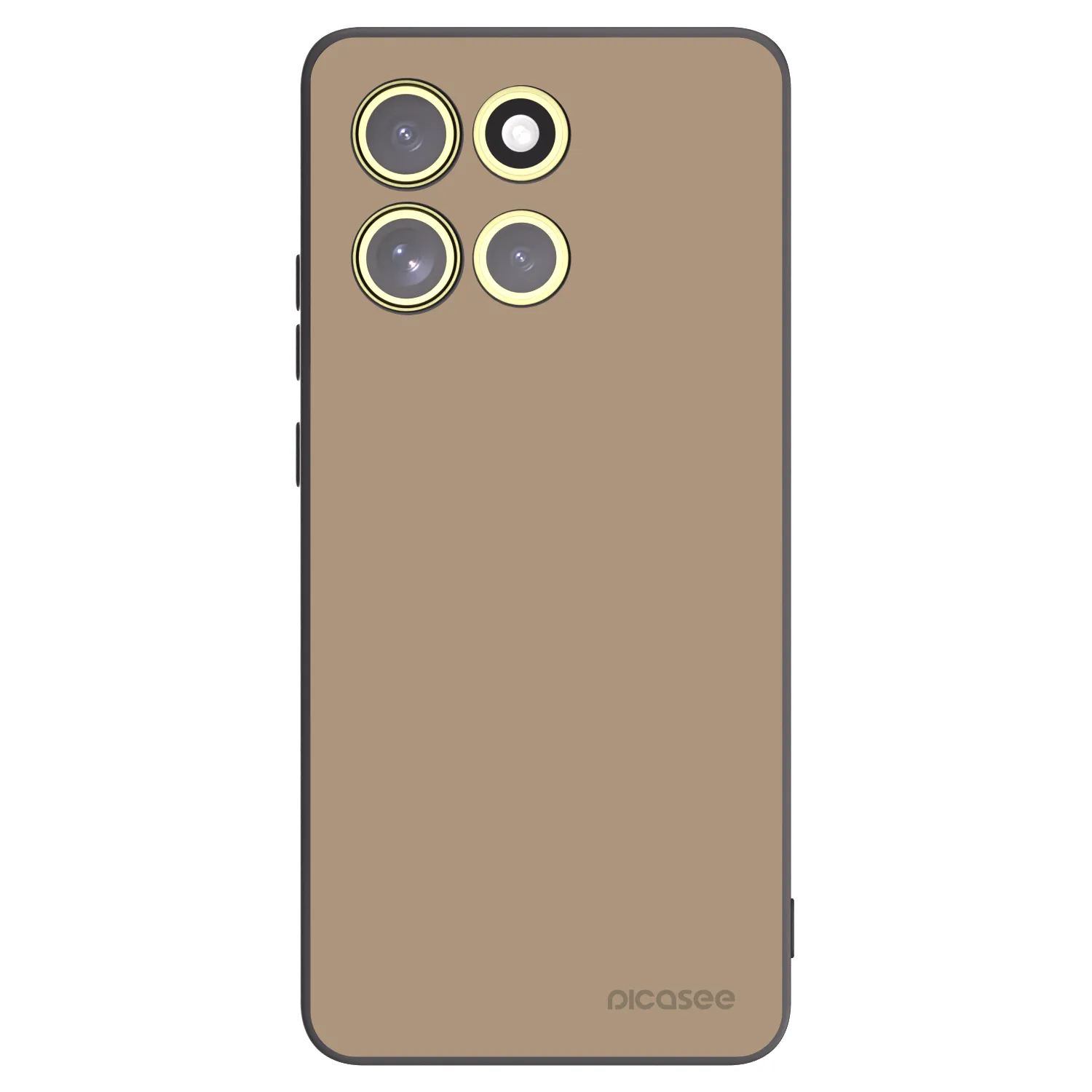 Picasee crna silikonska maskica za Motorola Moto G86 Power 5G - Soft Sand
