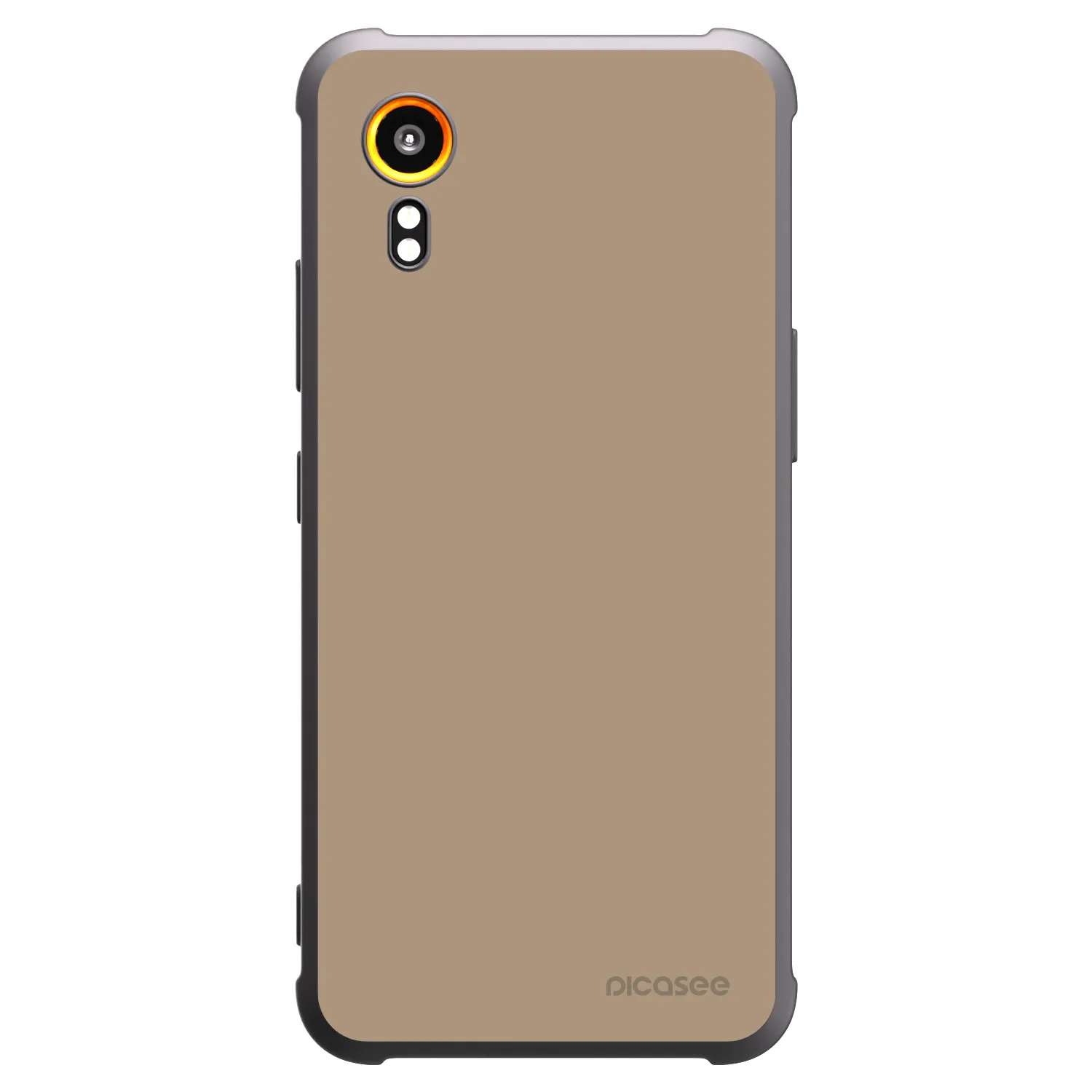 Picasee crna silikonska maskica za Samsung Galaxy Xcover 7 - Soft Sand
