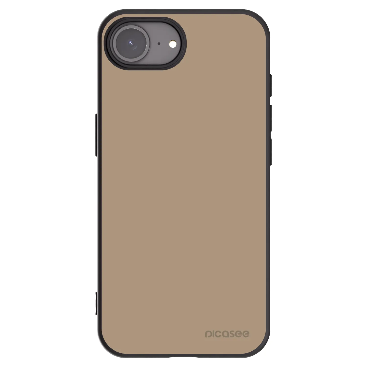 Picasee crna silikonska maskica za Apple iPhone 17e - Soft Sand