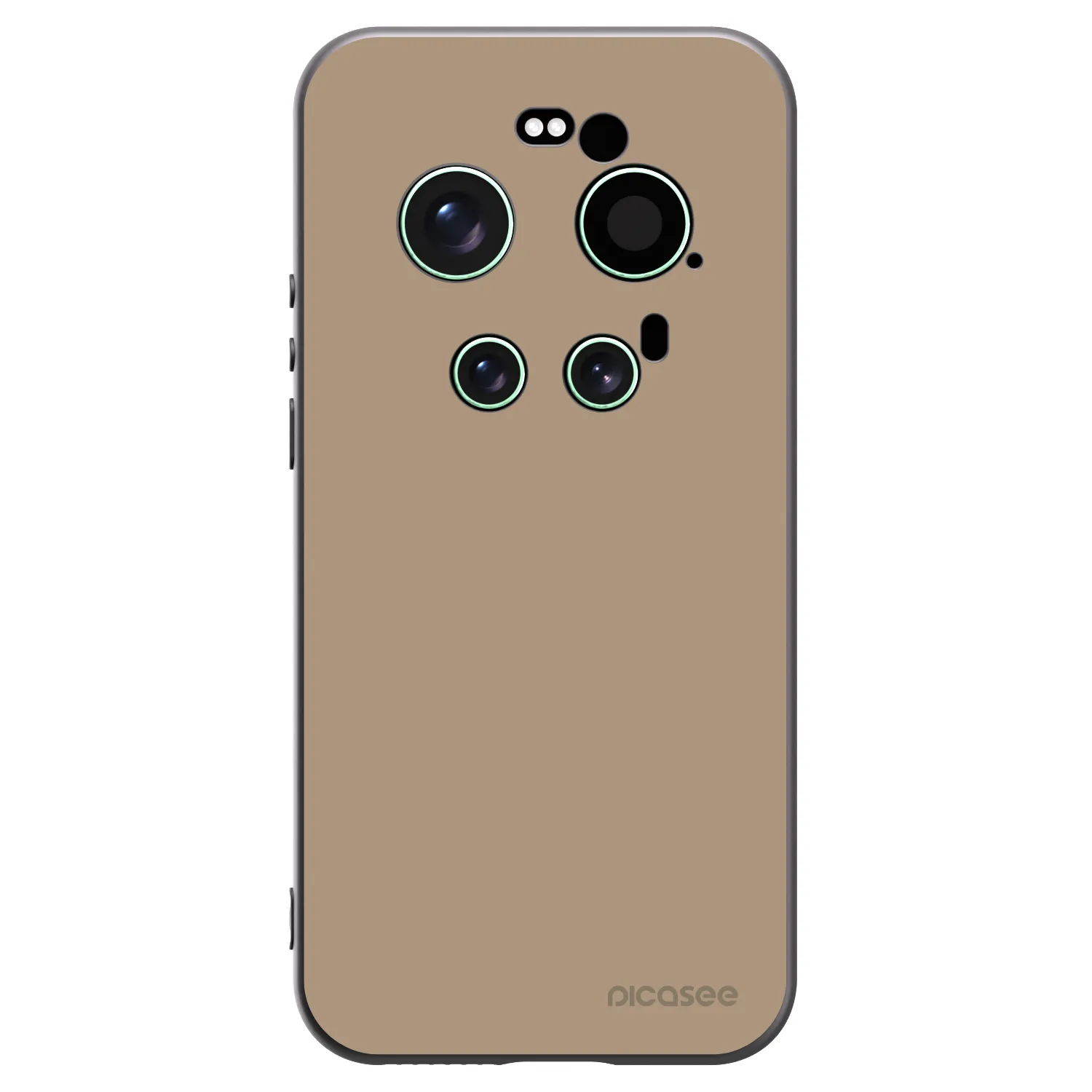 Picasee crna silikonska maskica za Xiaomi 17 Ultra - Soft Sand