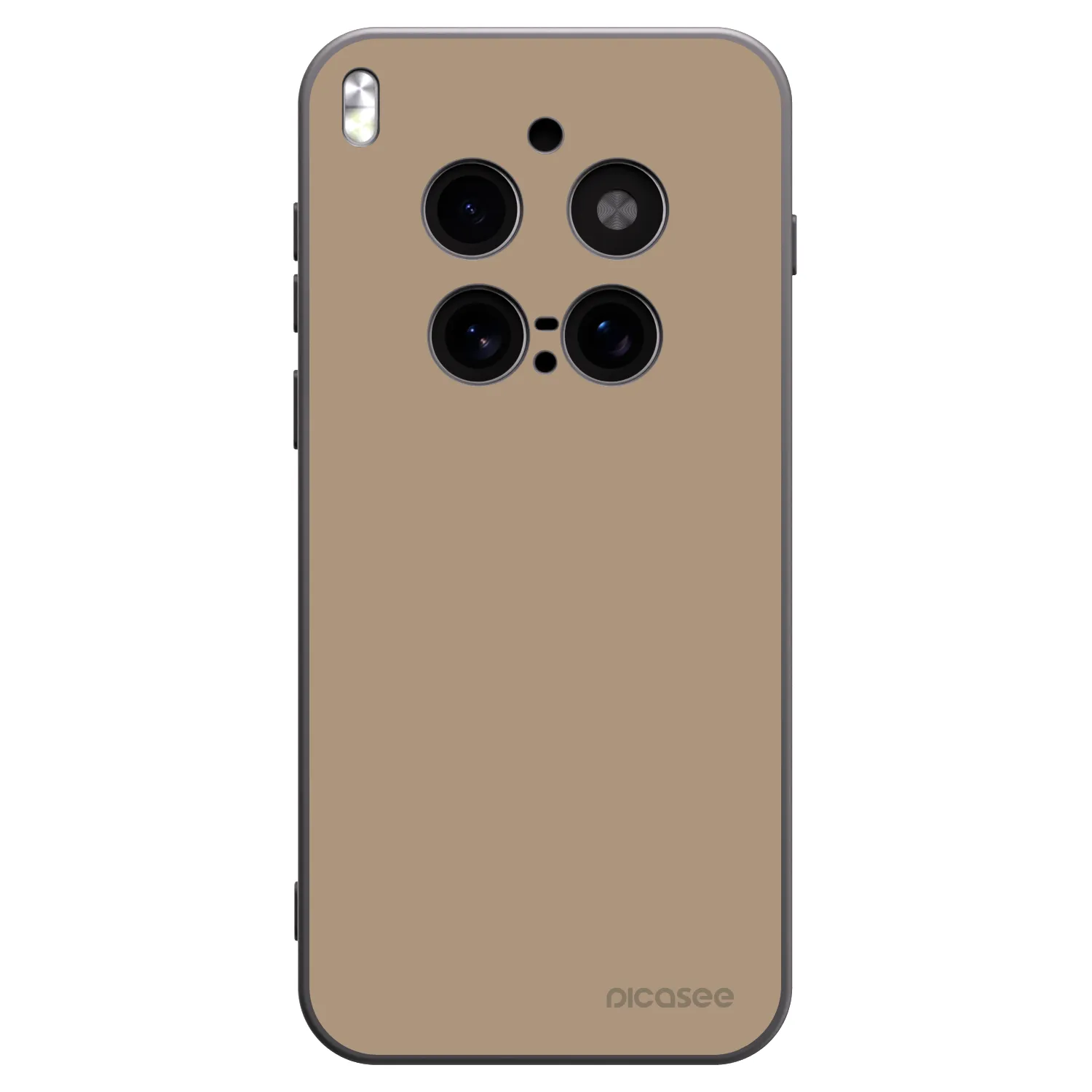 Picasee crna silikonska maskica za Vivo X300 Pro - Soft Sand