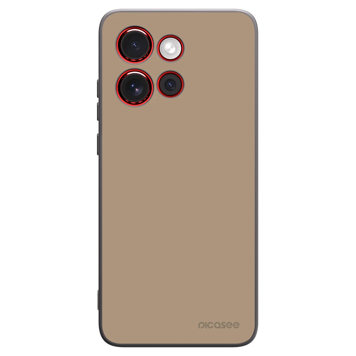 Picasee crna silikonska maskica za Motorola Edge 60 Neo 5G - Soft Sand