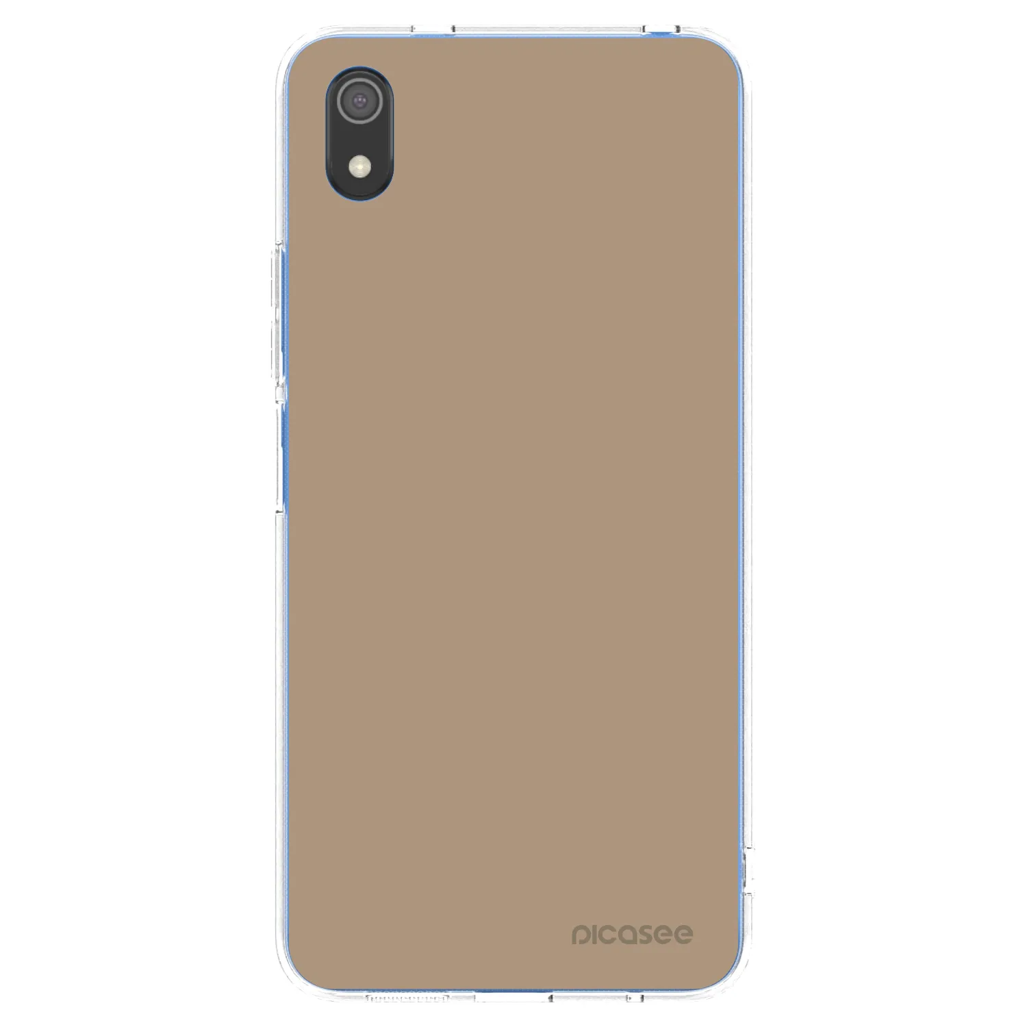 Picasee silikonska prozirna maskica za Xiaomi Redmi 7A - Soft Sand