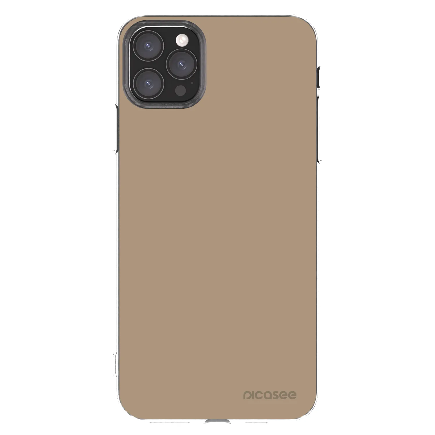 Picasee silikonska prozirna maskica za Apple iPhone 11 Pro Max - Soft Sand