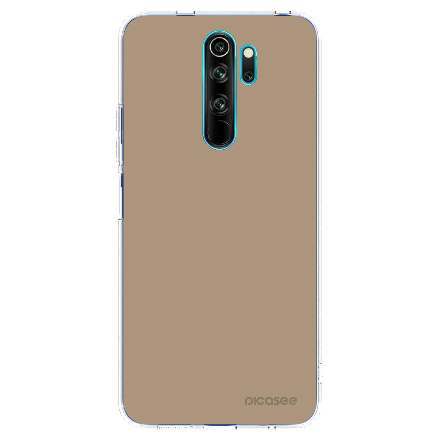 Picasee silikonska prozirna maskica za Xiaomi Redmi Note 8 Pro - Soft Sand