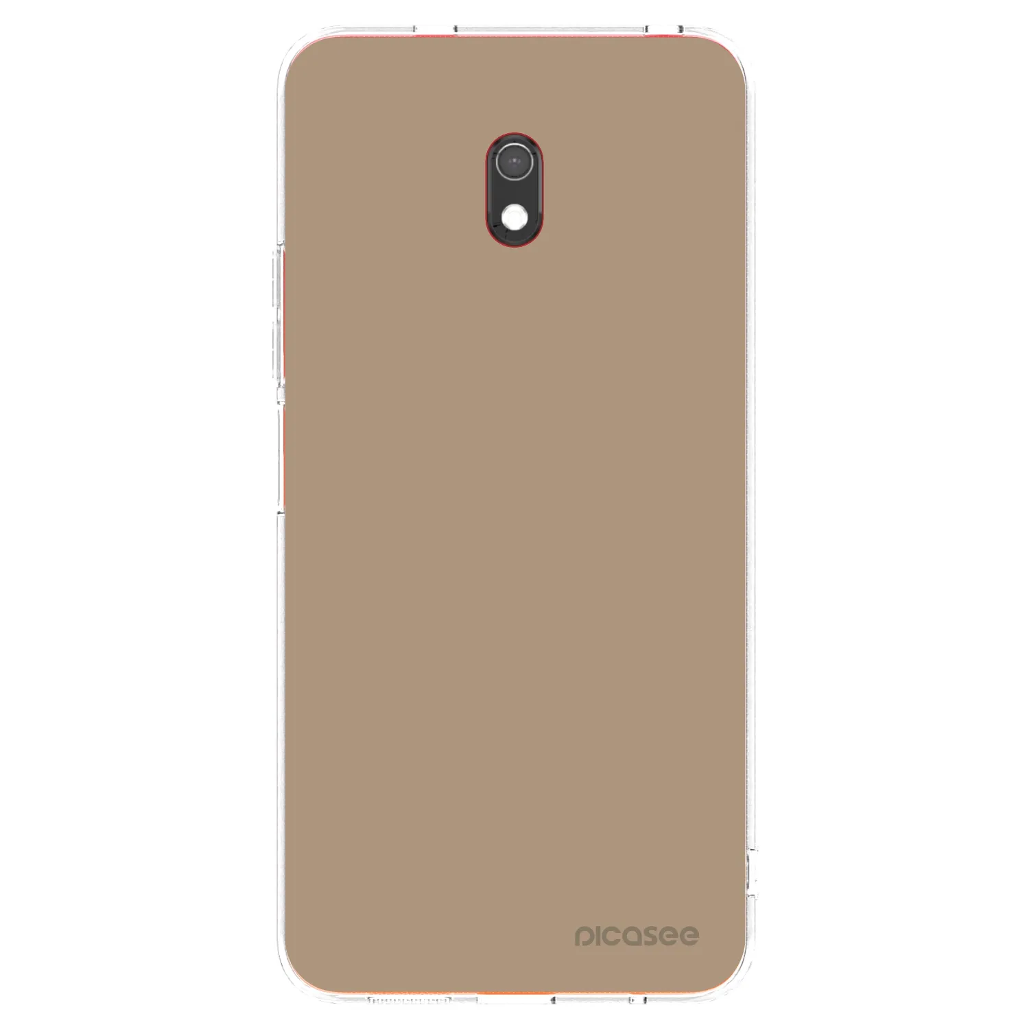Picasee silikonska prozirna maskica za Xiaomi Redmi 8A - Soft Sand