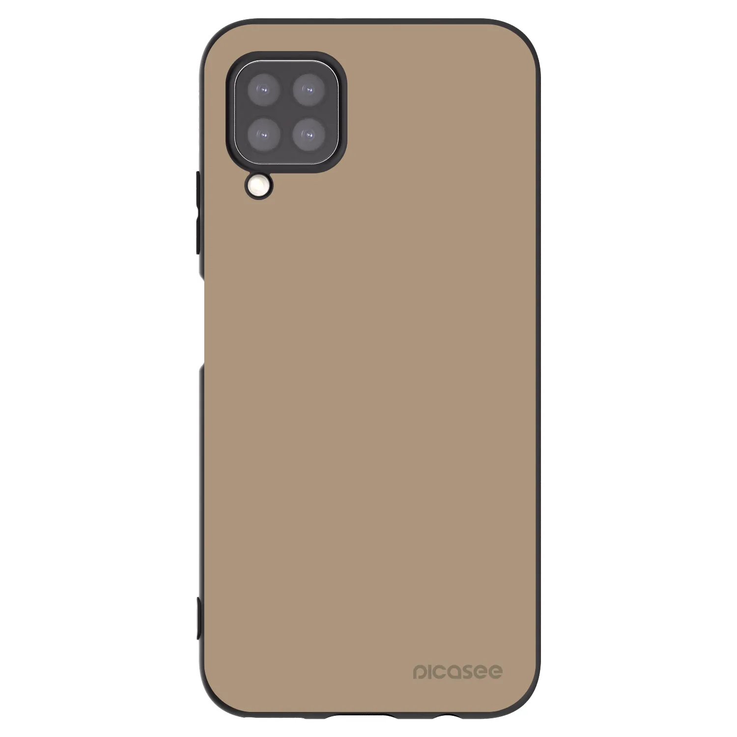 Picasee crna silikonska maskica za Huawei P40 Lite - Soft Sand