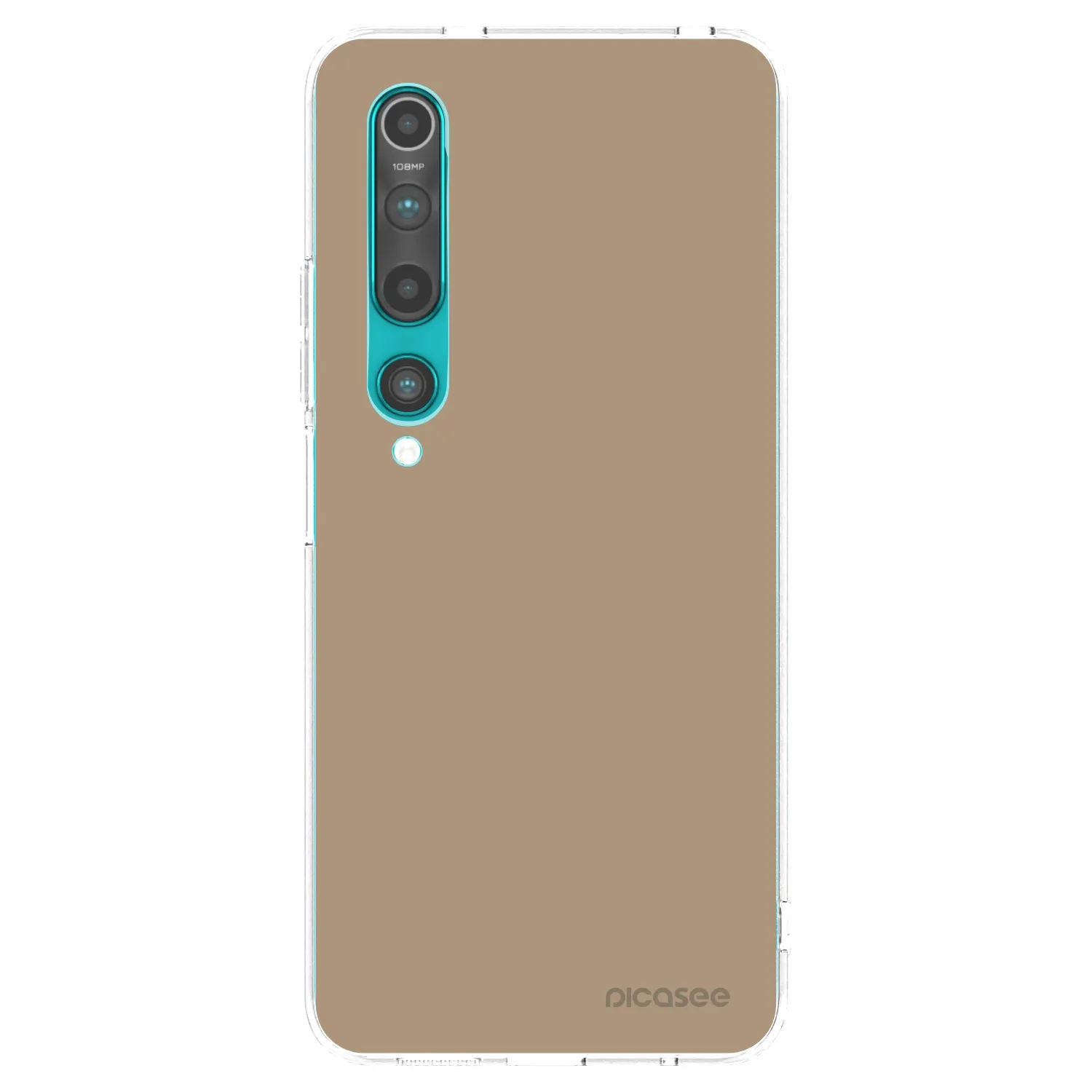 Picasee silikonska prozirna maskica za Xiaomi Mi 10 - Soft Sand
