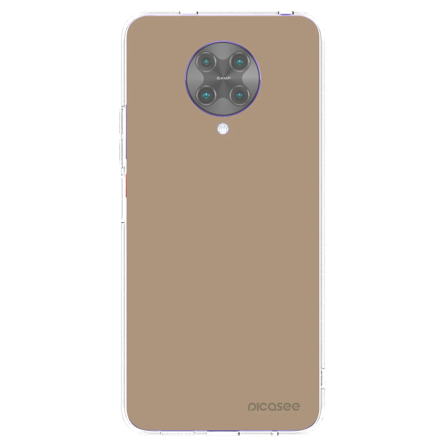 Picasee silikonska prozirna maskica za Xiaomi Poco F2 Pro - Soft Sand
