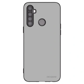 Picasee crna silikonska maskica za Realme 5 - Stone