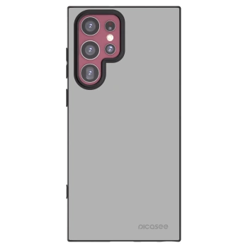 Picasee crna silikonska maskica za Samsung Galaxy S22 Ultra 5G - Stone