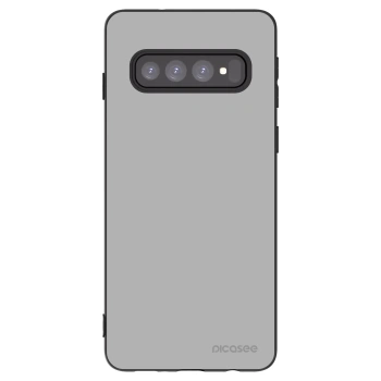 Picasee crna silikonska maskica za Samsung Galaxy S10 G973 - Stone