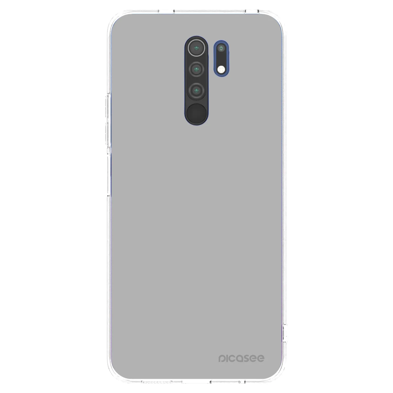 Picasee silikonska prozirna maskica za Xiaomi Redmi 9 - Stone