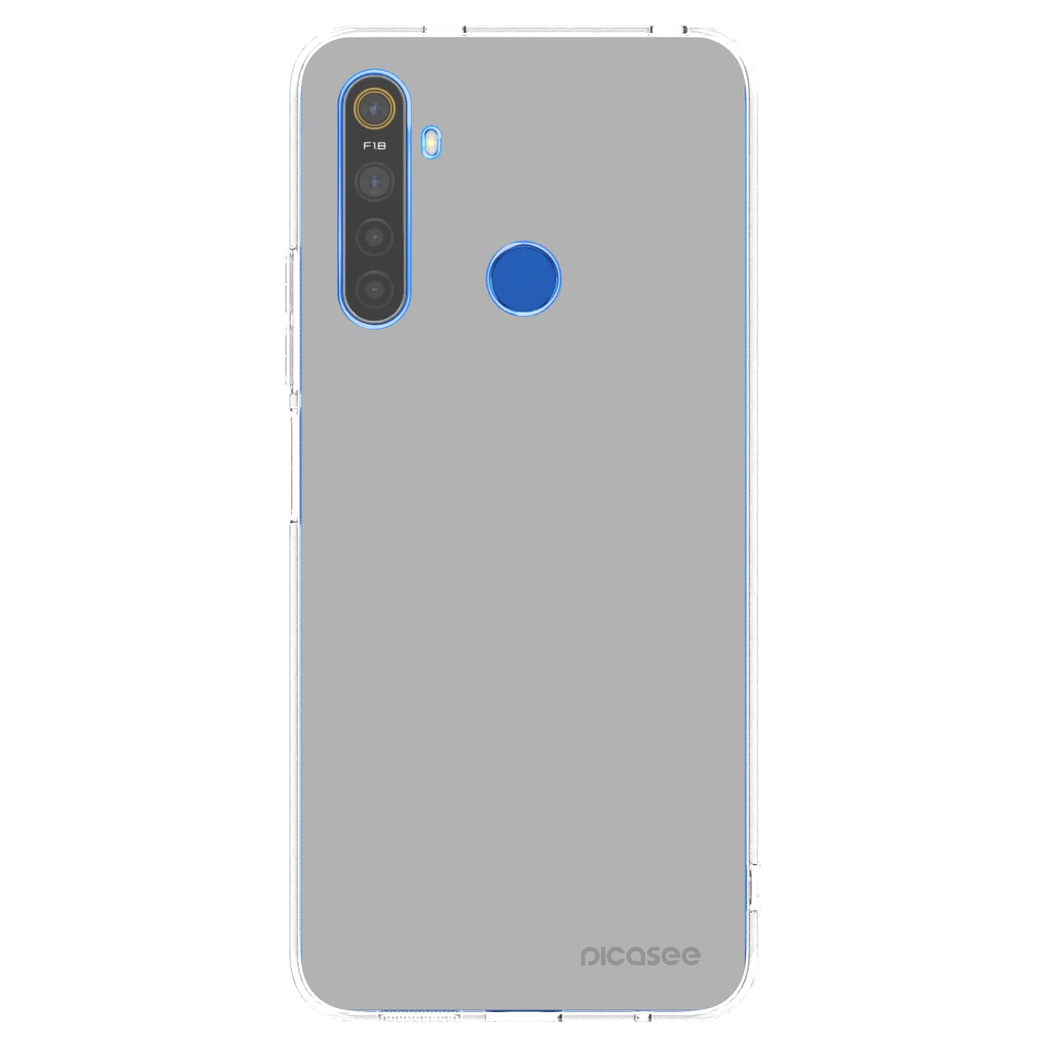 Picasee silikonska prozirna maskica za Realme 5 - Stone