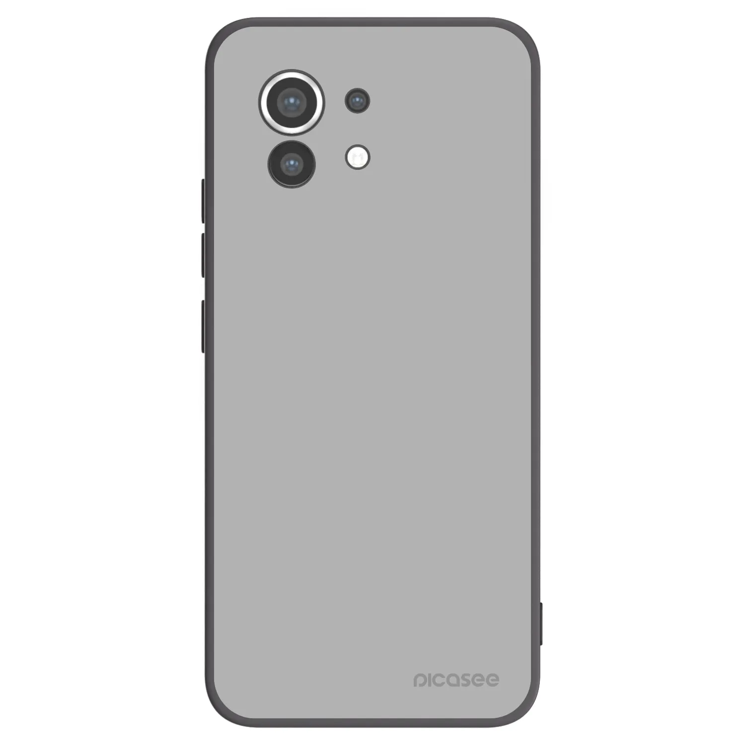 Picasee crna silikonska maskica za Xiaomi Mi 11 - Stone