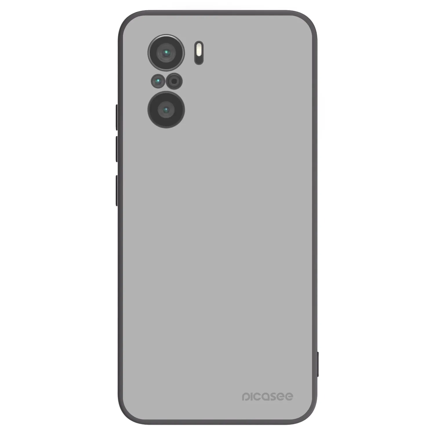 Picasee crna silikonska maskica za Xiaomi Poco F3 - Stone