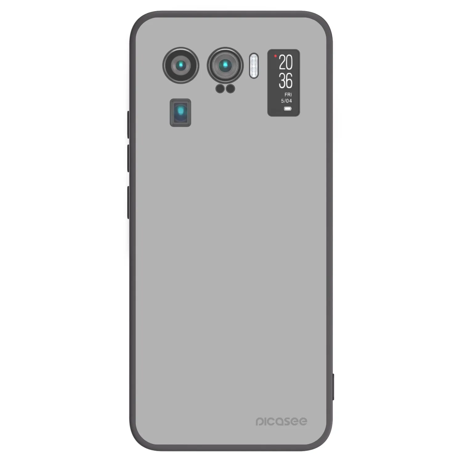 Picasee crna silikonska maskica za Xiaomi Mi 11 Ultra - Stone