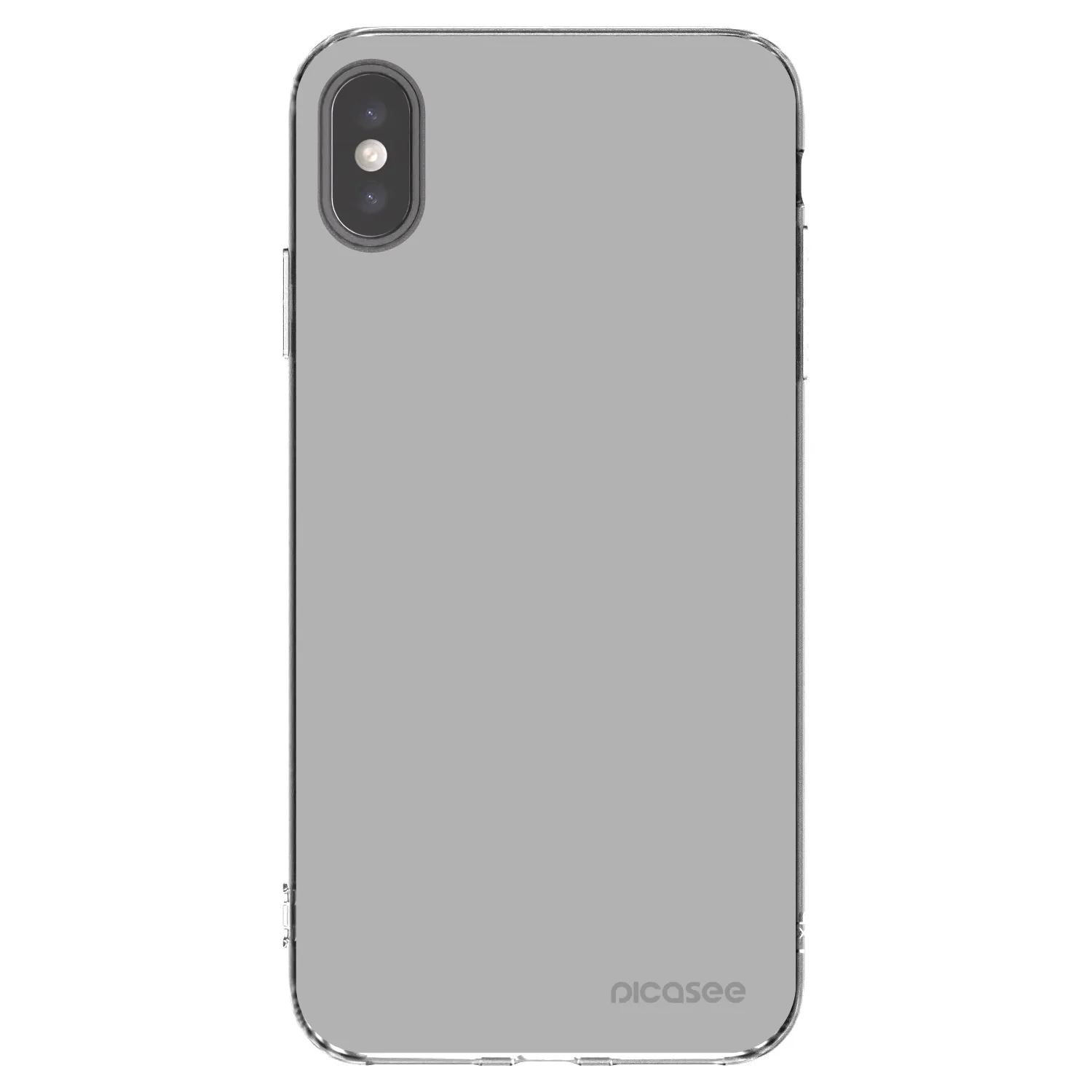 Picasee silikonska prozirna maskica za Apple iPhone XS Max - Stone