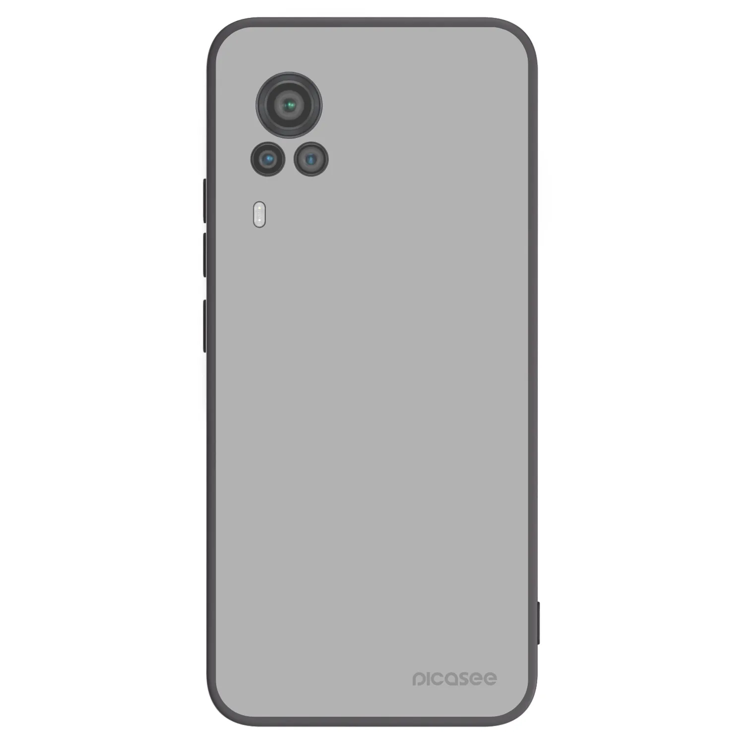 Picasee crna silikonska maskica za Vivo X60 Pro 5G - Stone
